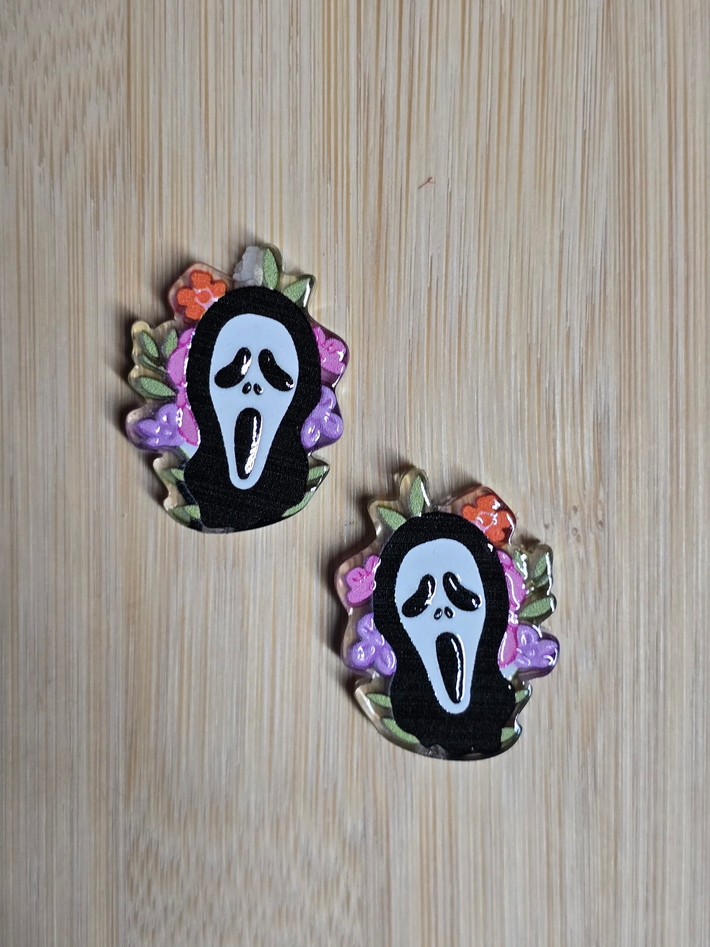 Focal- acrylic focal beads horror character