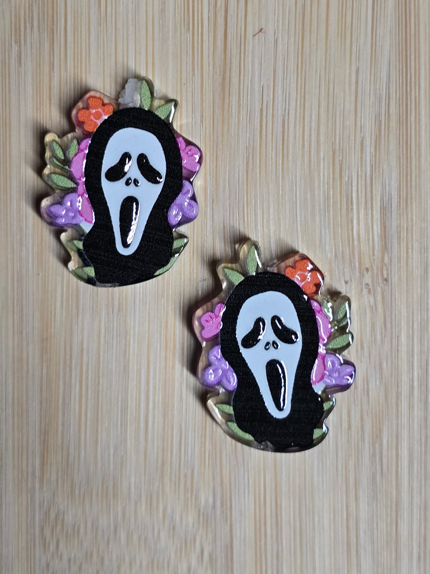Focal- acrylic focal beads horror character