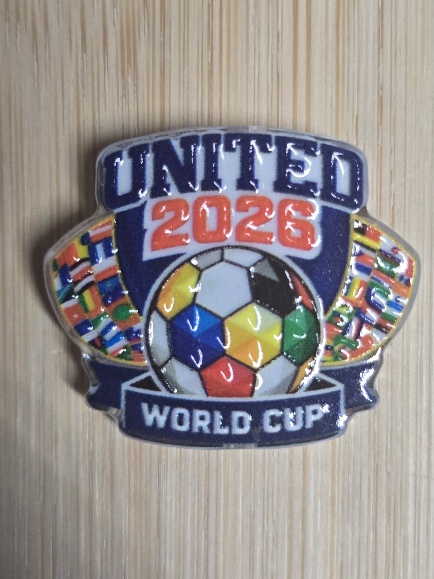 Acrylic focal beads FIFA United 2026