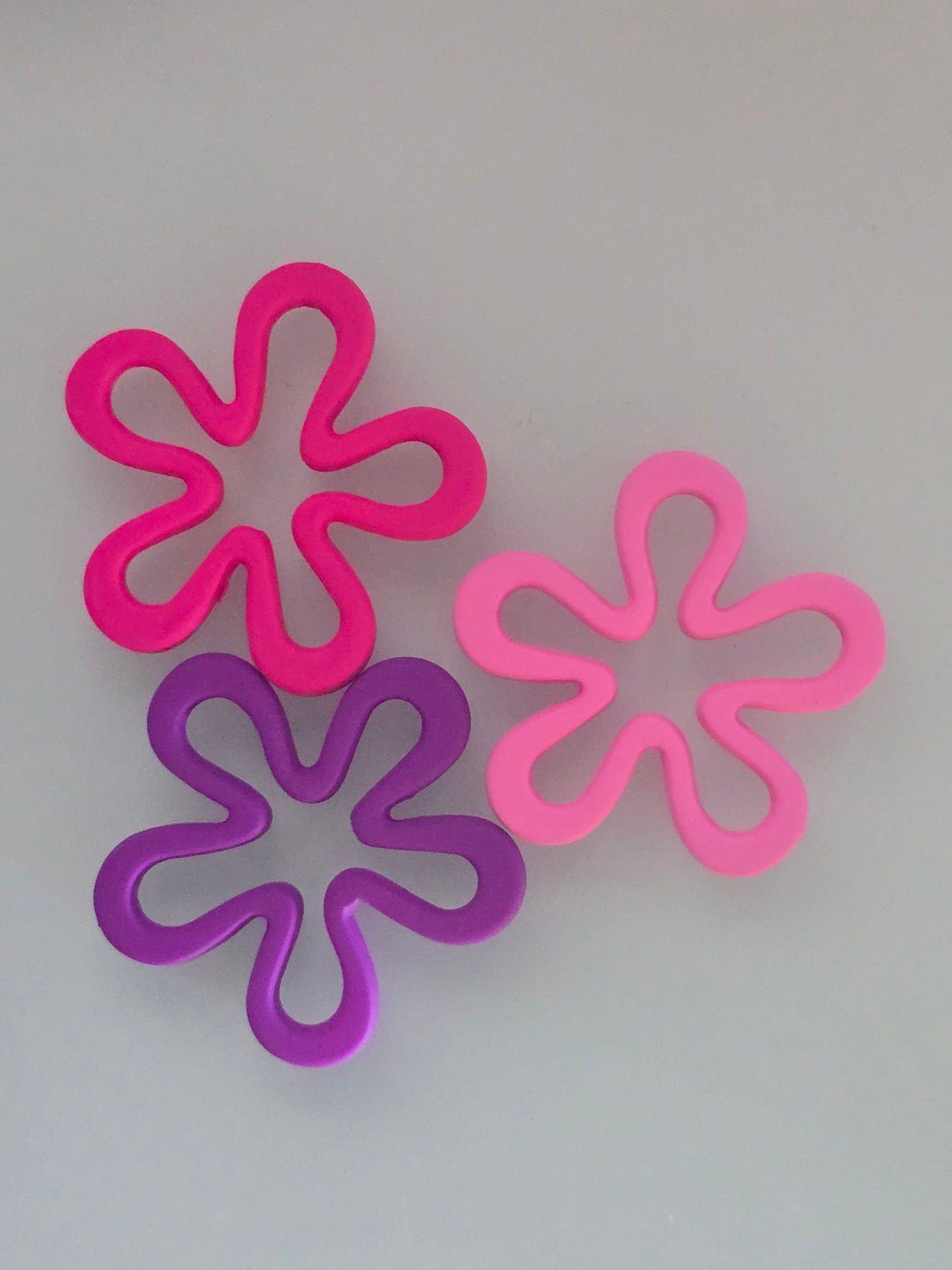 Acrylic colorful flower bead 20pcs