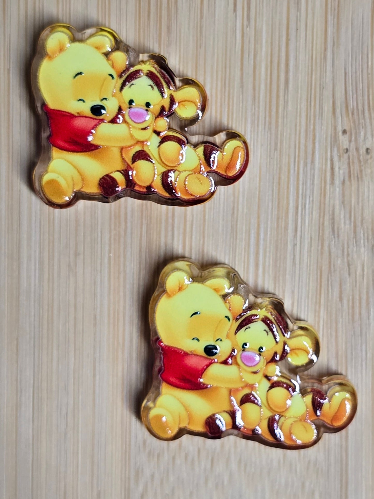 Focal- acrylic focal bead- DS characters