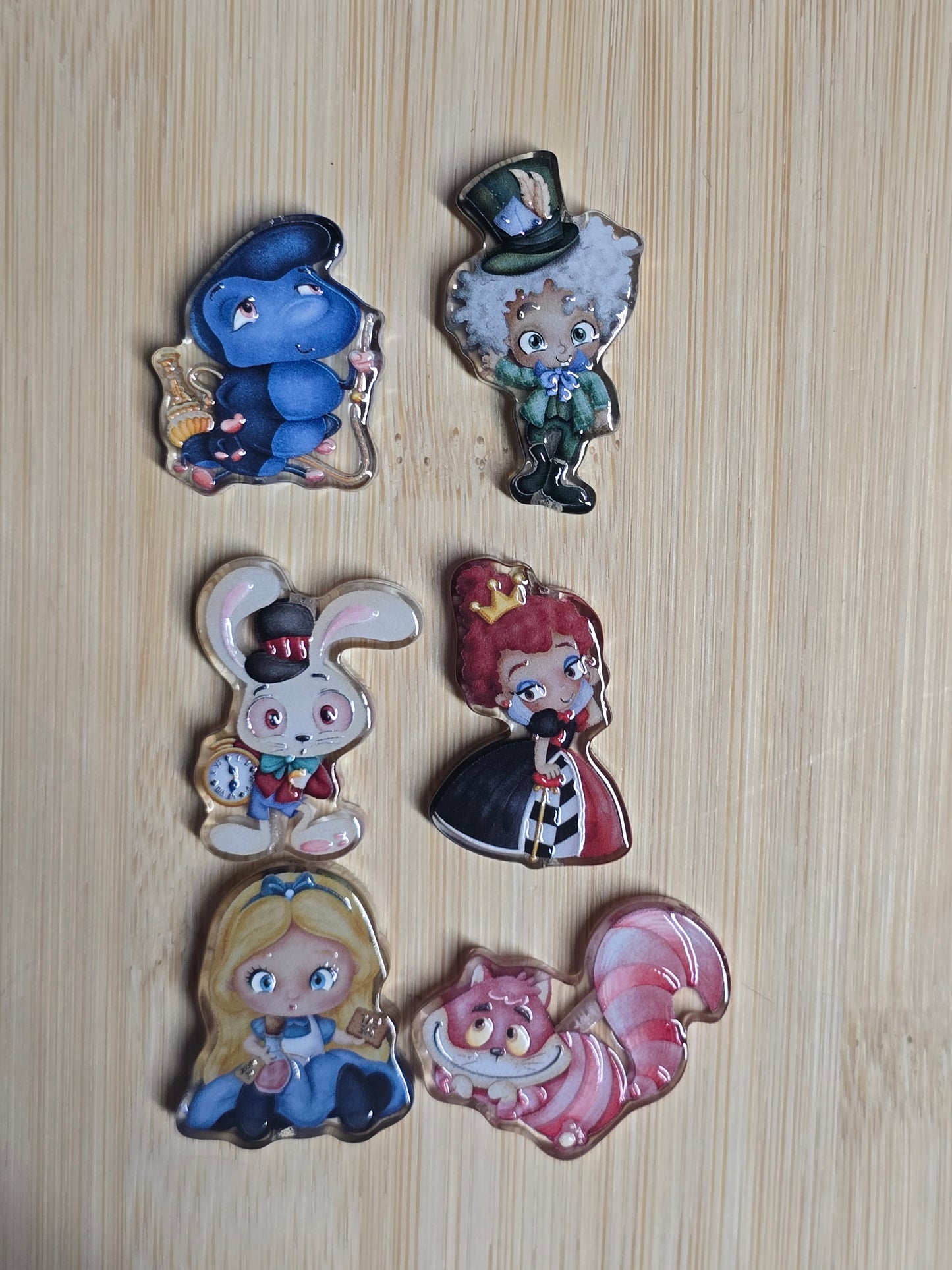 Acrylic focal beads DS princess characters