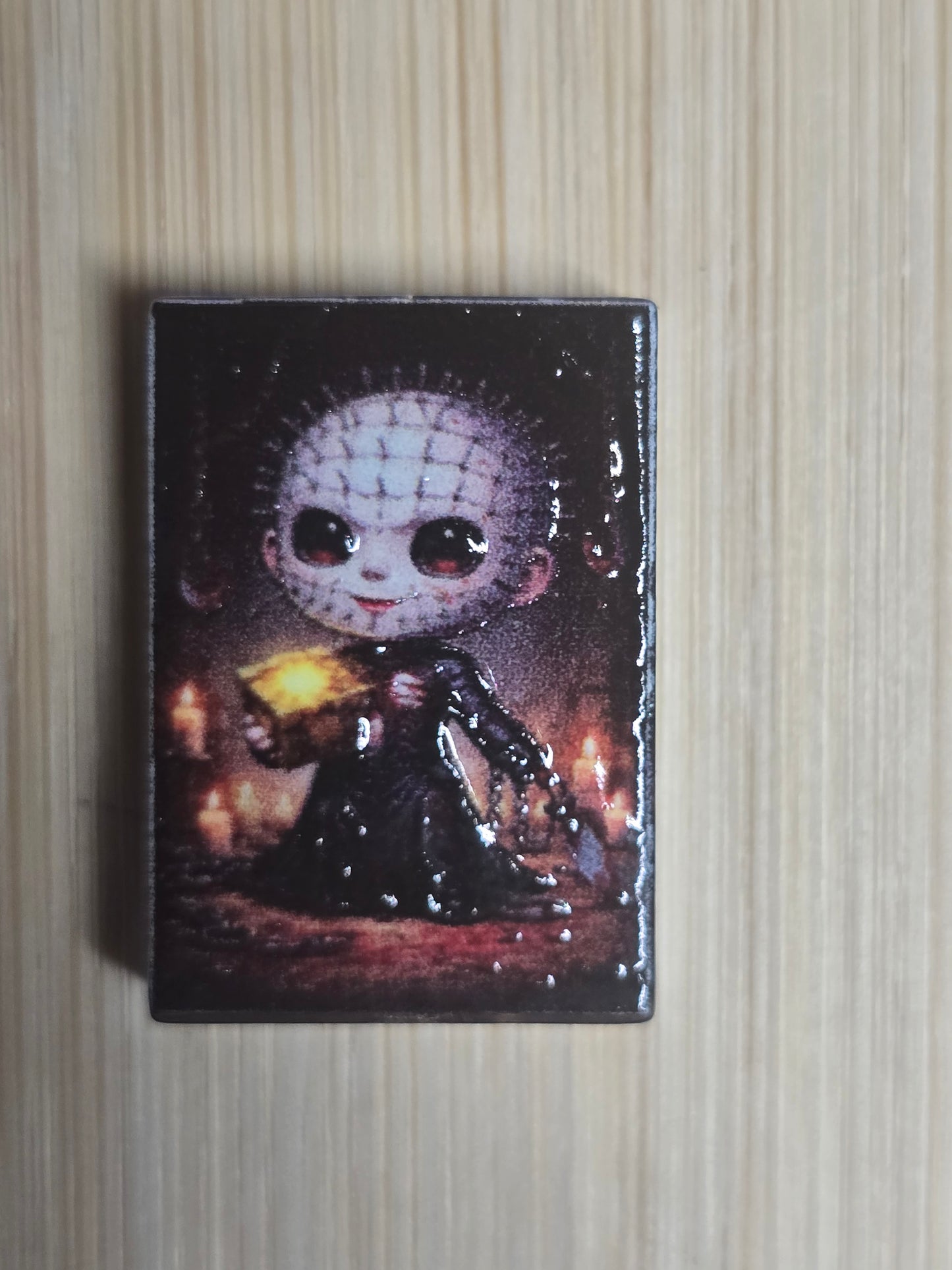 Acrylic focal beads horror character