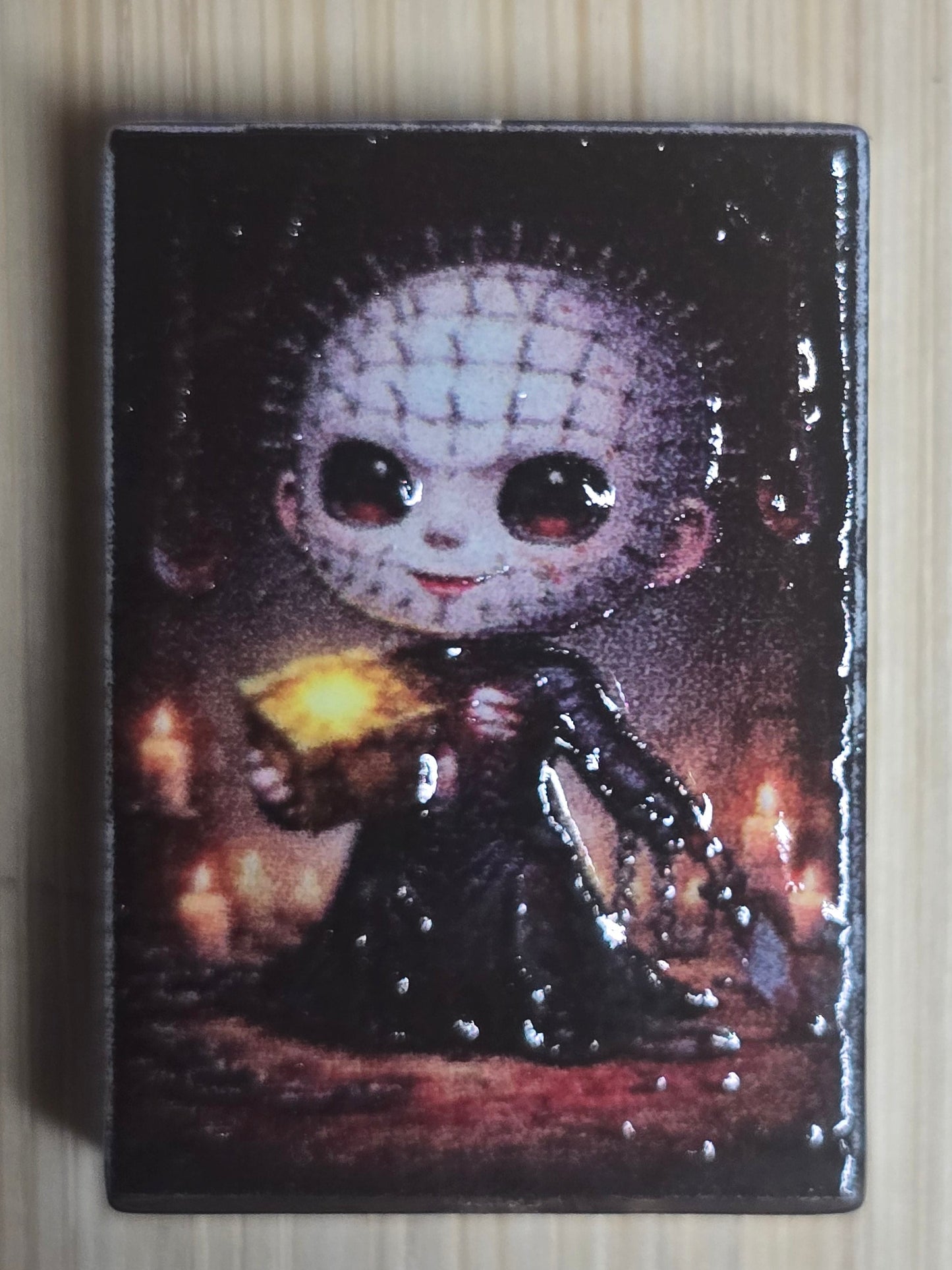 Acrylic focal beads horror character