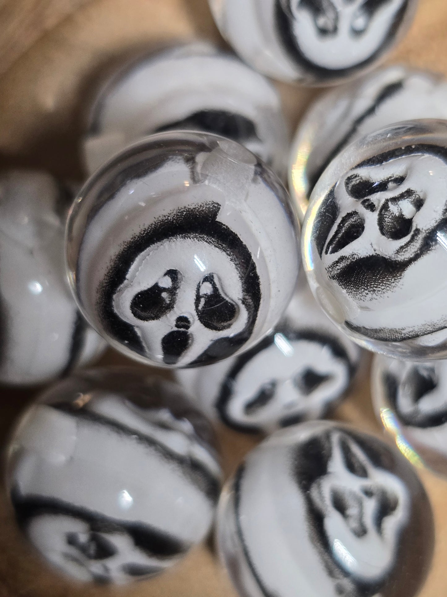 Acrylic 16mm beads horror character