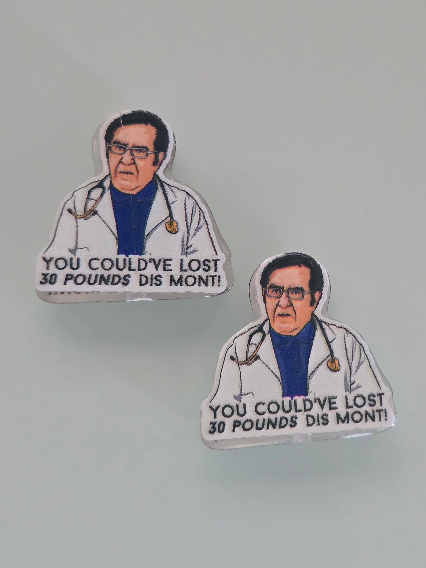 Acrylic focal beads-sarcastic humor