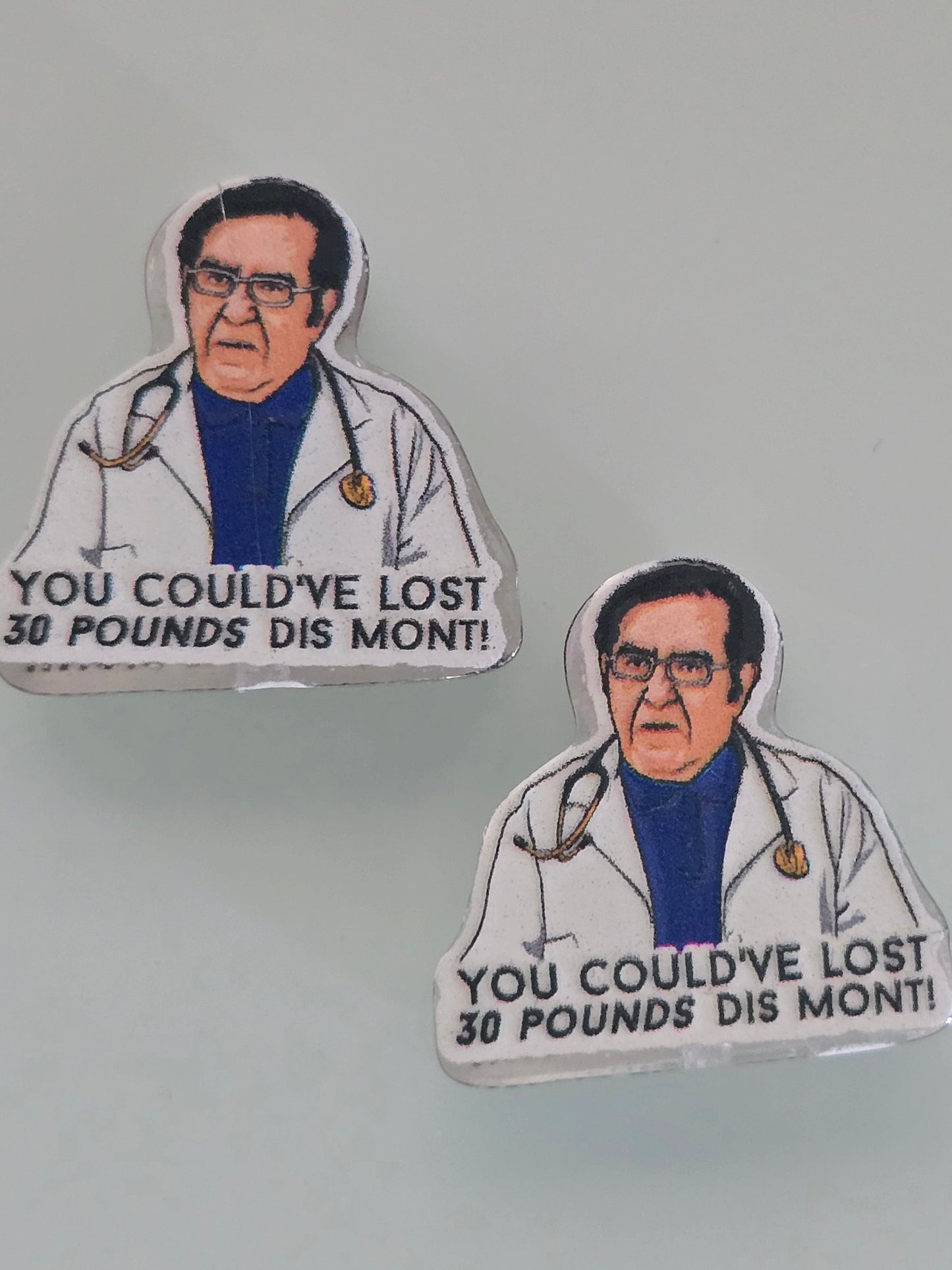 Acrylic focal beads-sarcastic humor