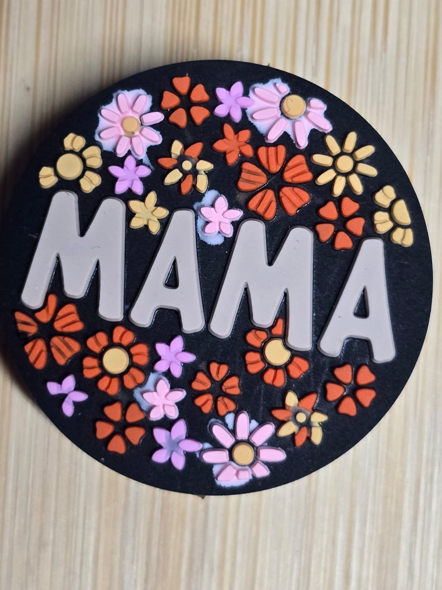 Focal silicone beads mama