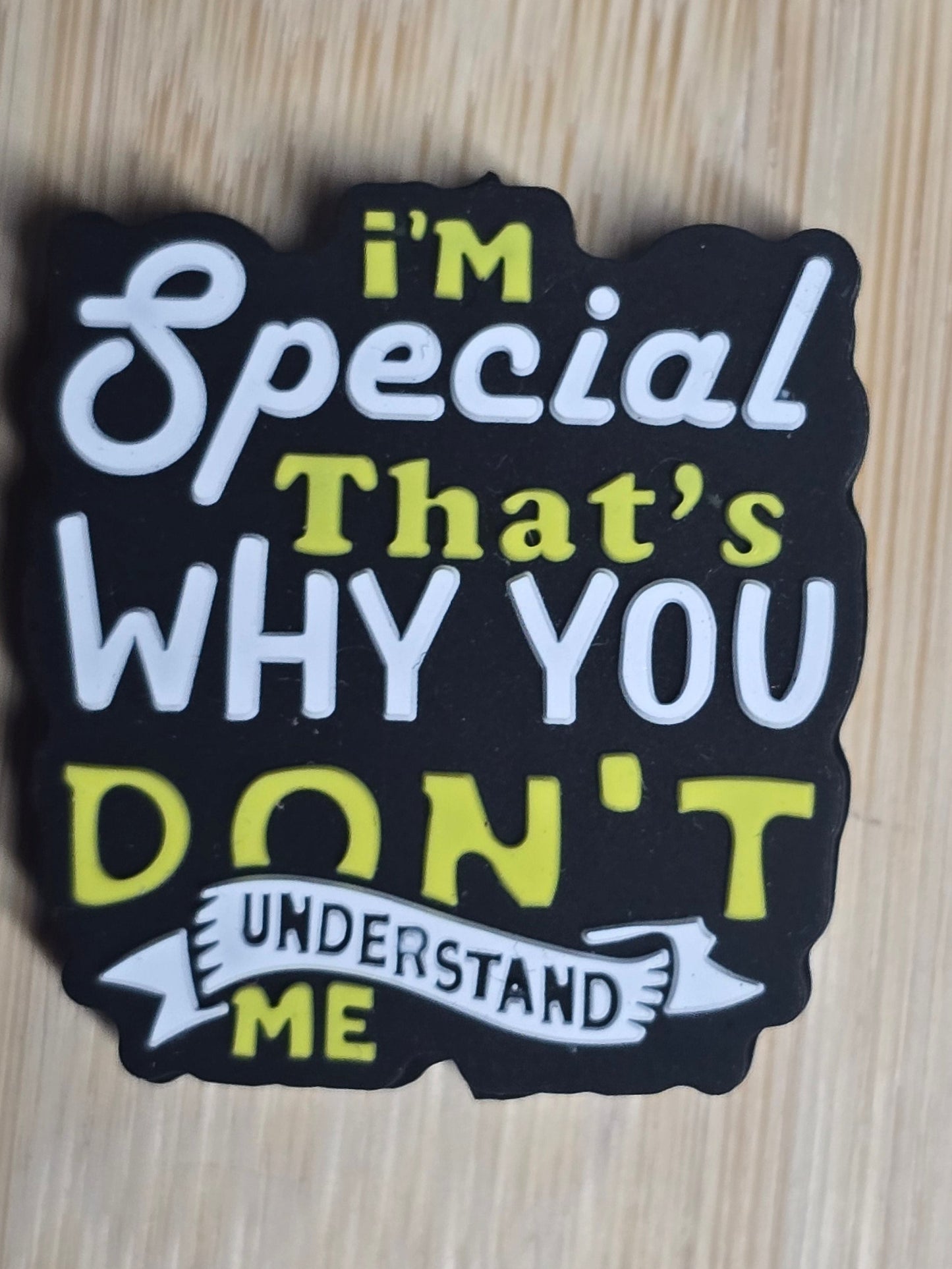 Focal silicone beads sarcastic humor