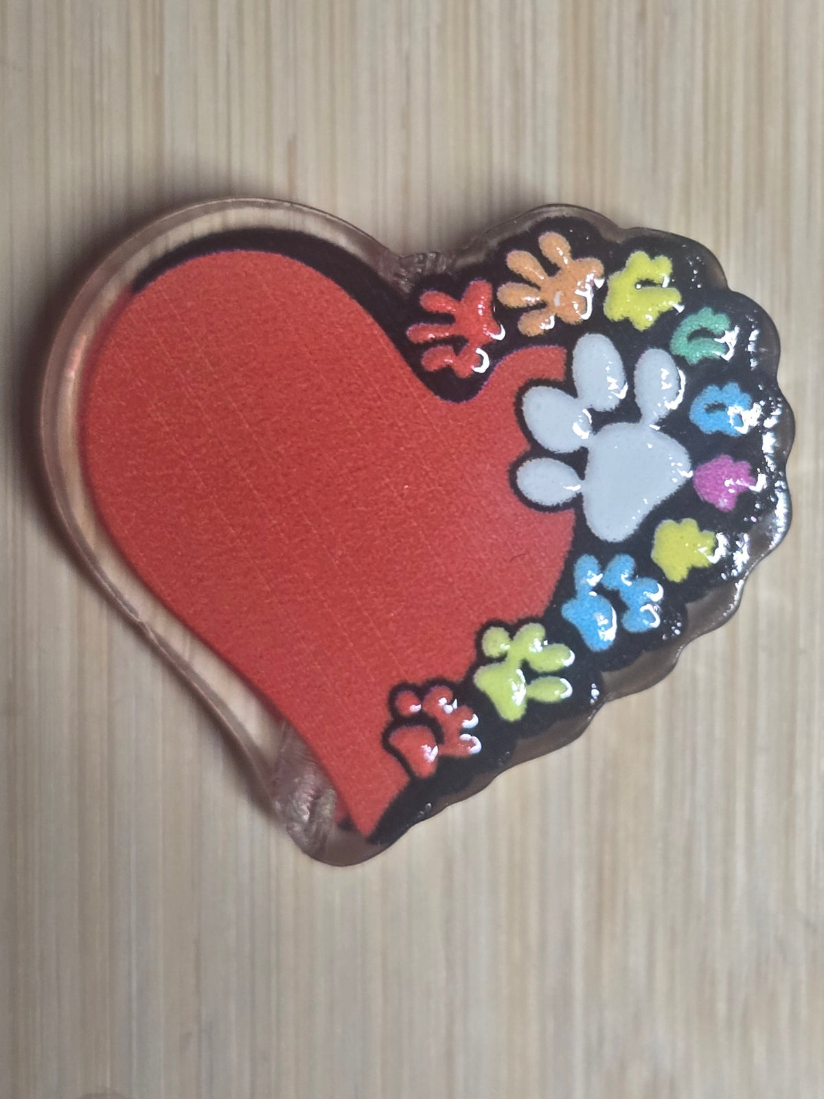 Acrylic focal beads for the love of animals