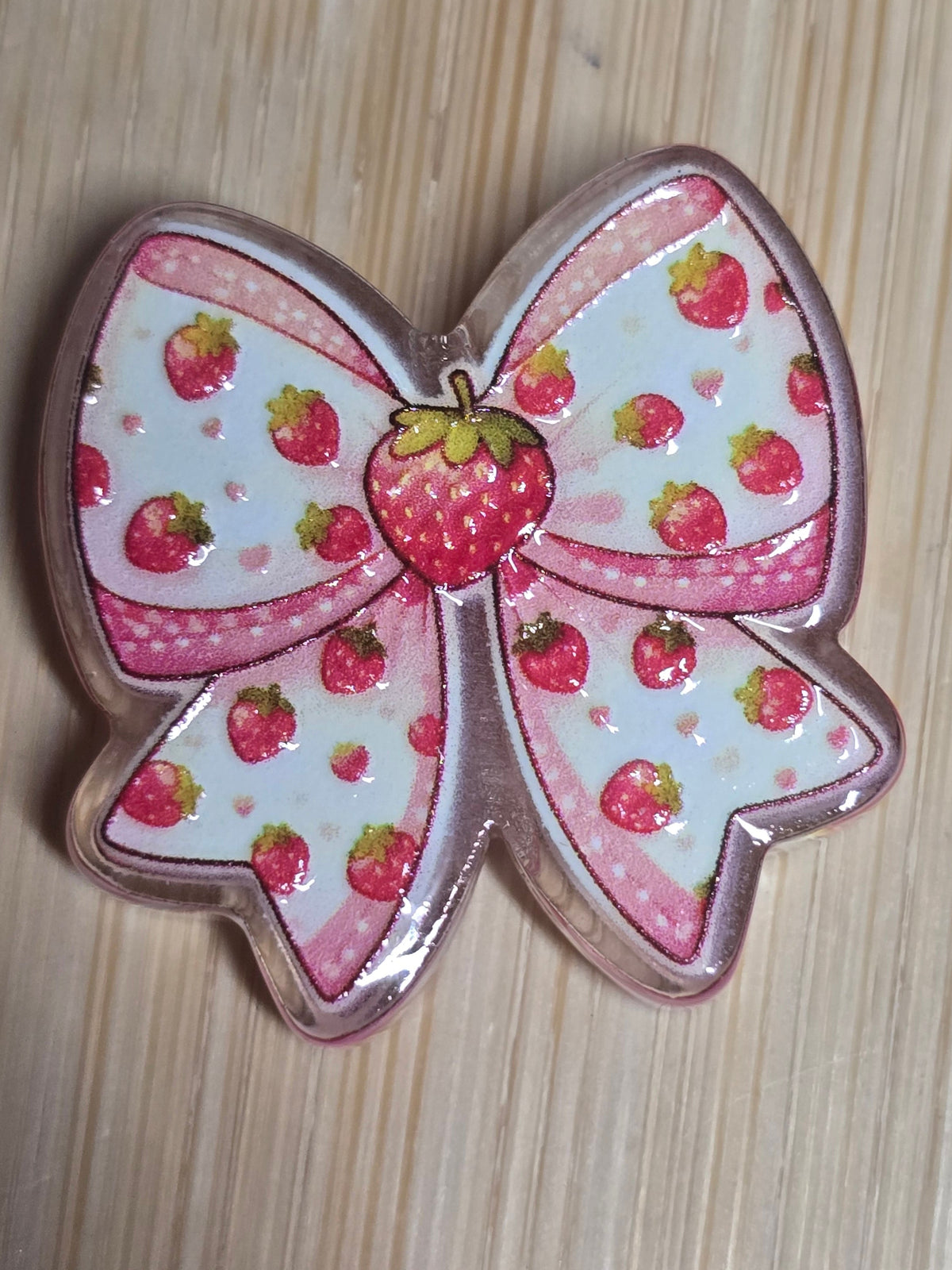 Acrylic focal beads- pretty bows