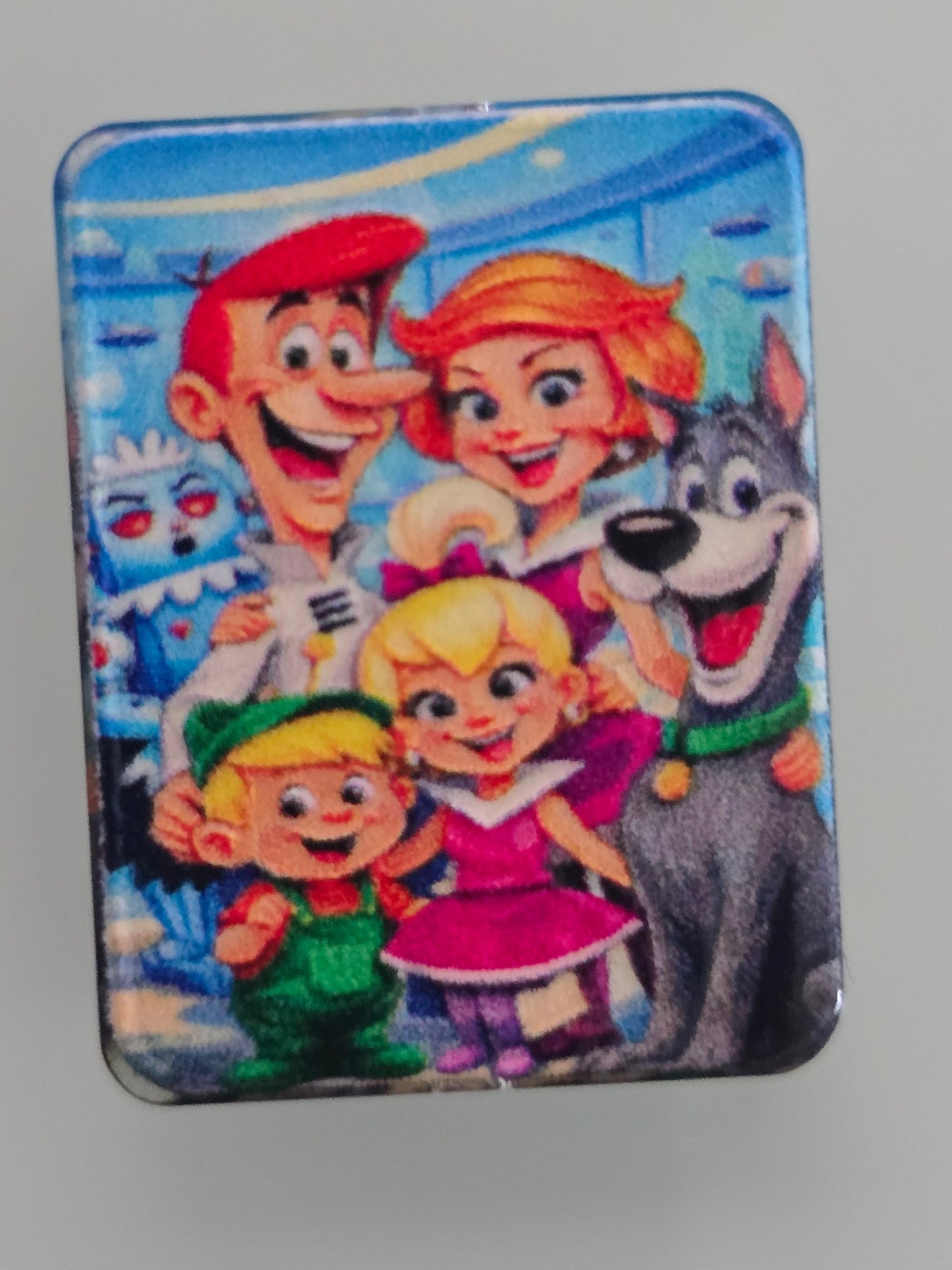 Acrylic focal beads cartoon future family