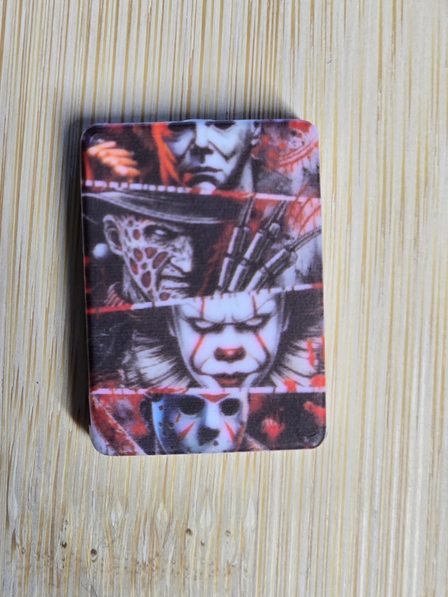 Silicone printed focal- horror characters