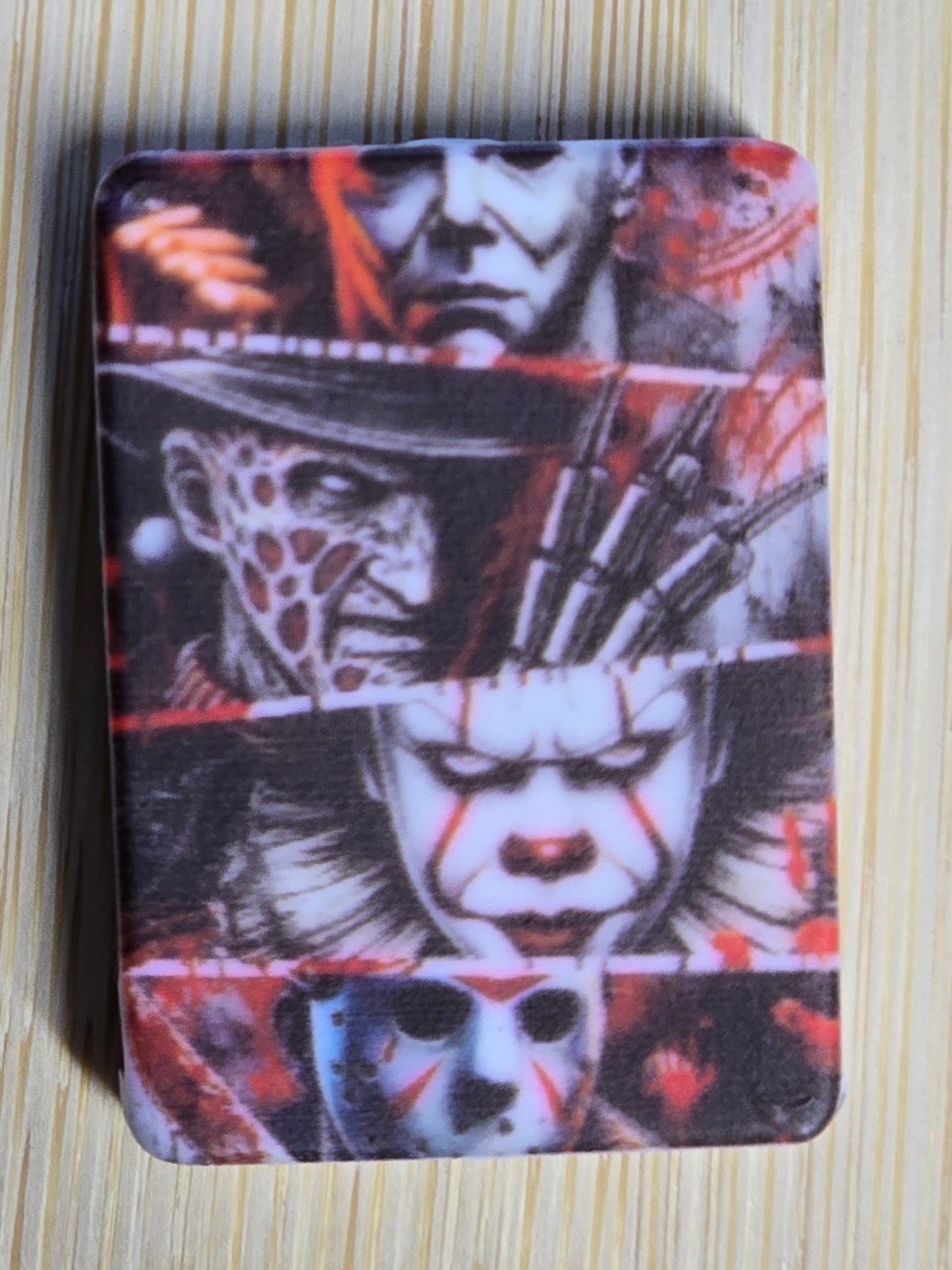 Silicone printed focal- horror characters