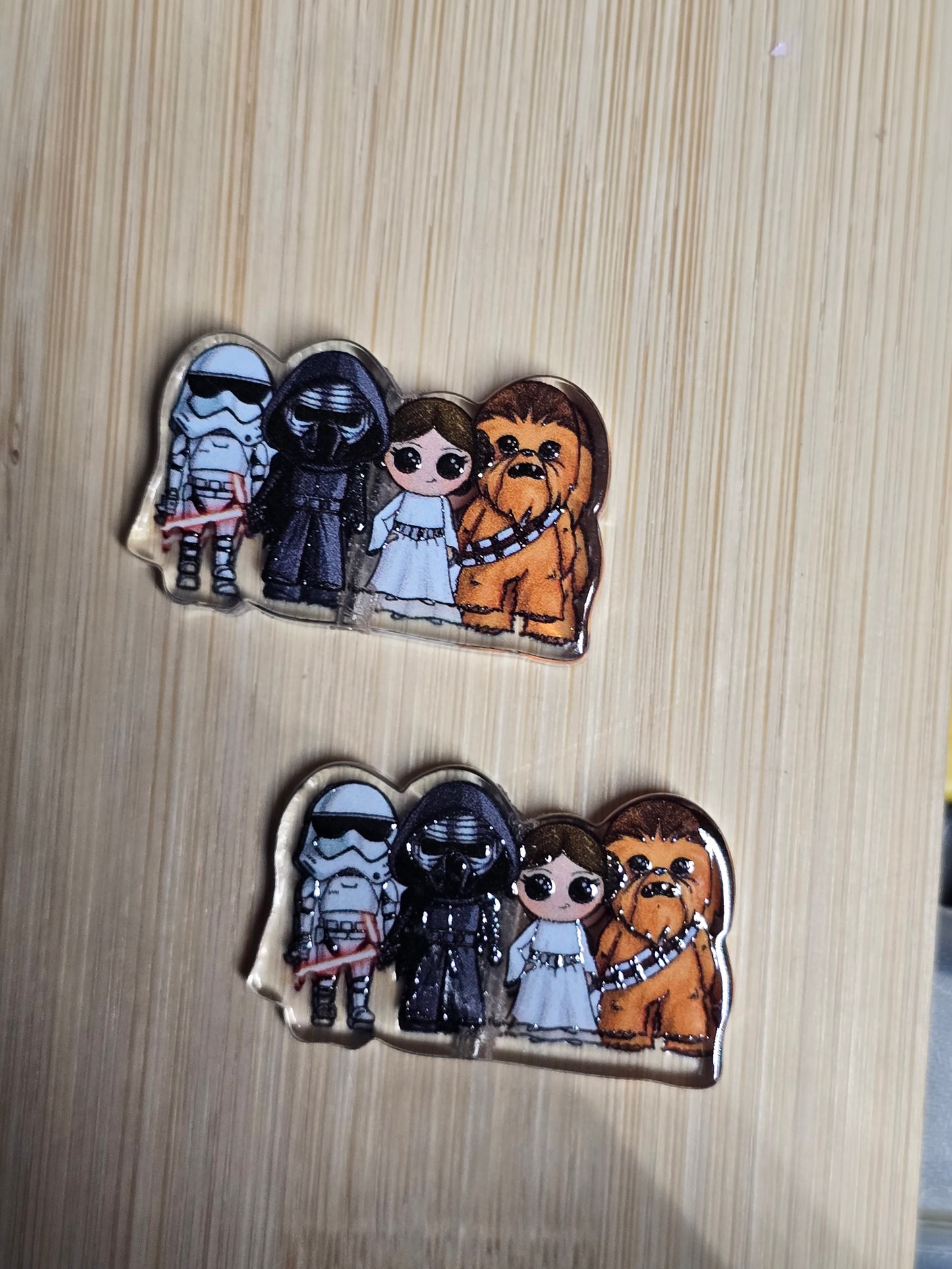 Acrylic focal beads- DS characters