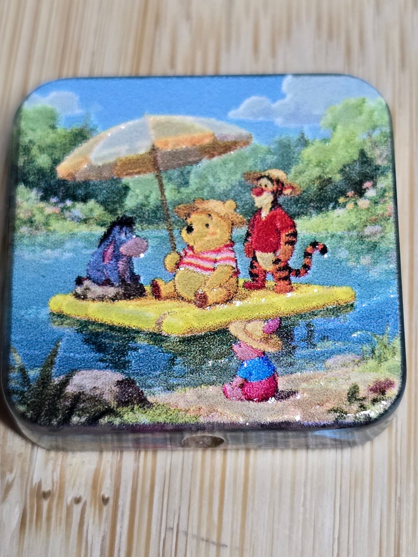 Acrylic focal beads DS family at beach
