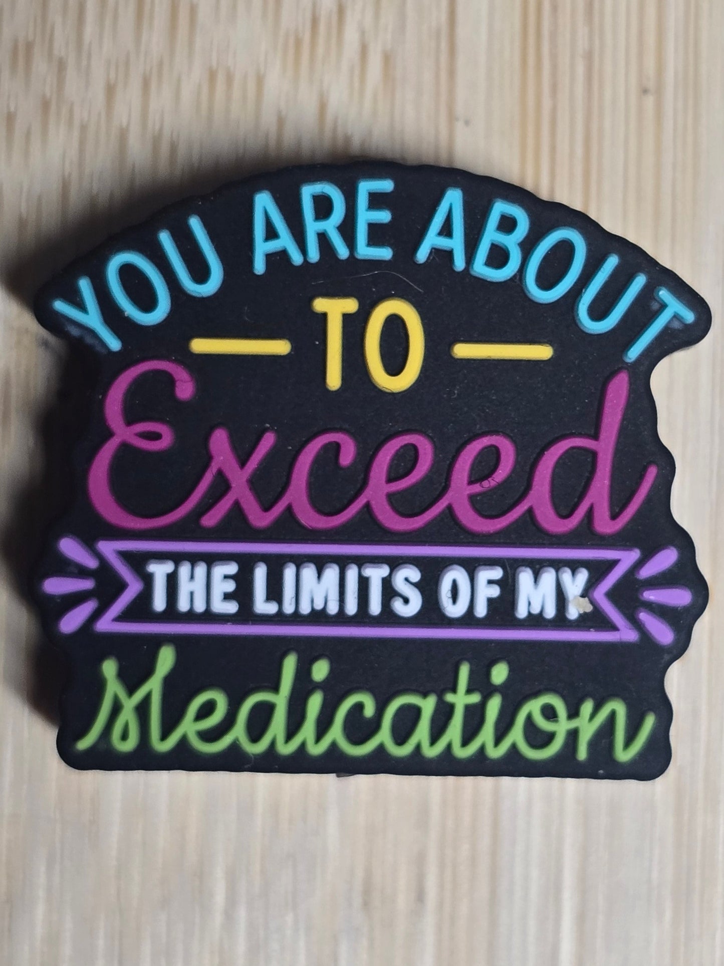 Focal silicone beads sarcastic humor