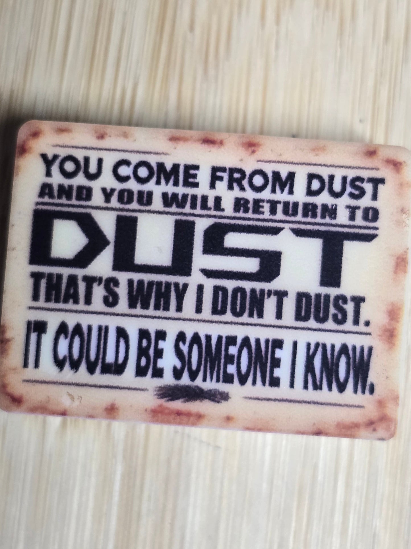 Focal printed silicone beads sarcastic humor