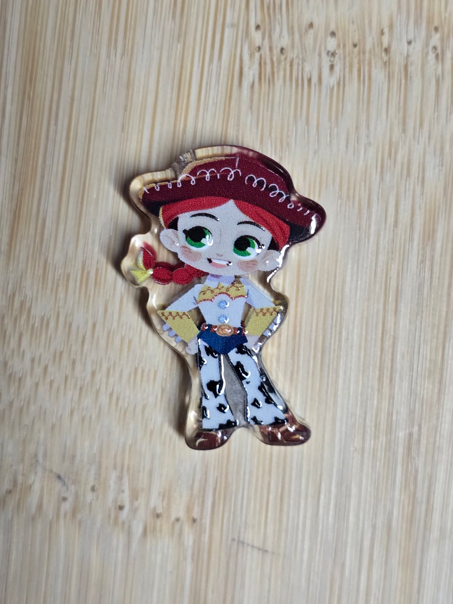 Acrylic focal beads DS movie character