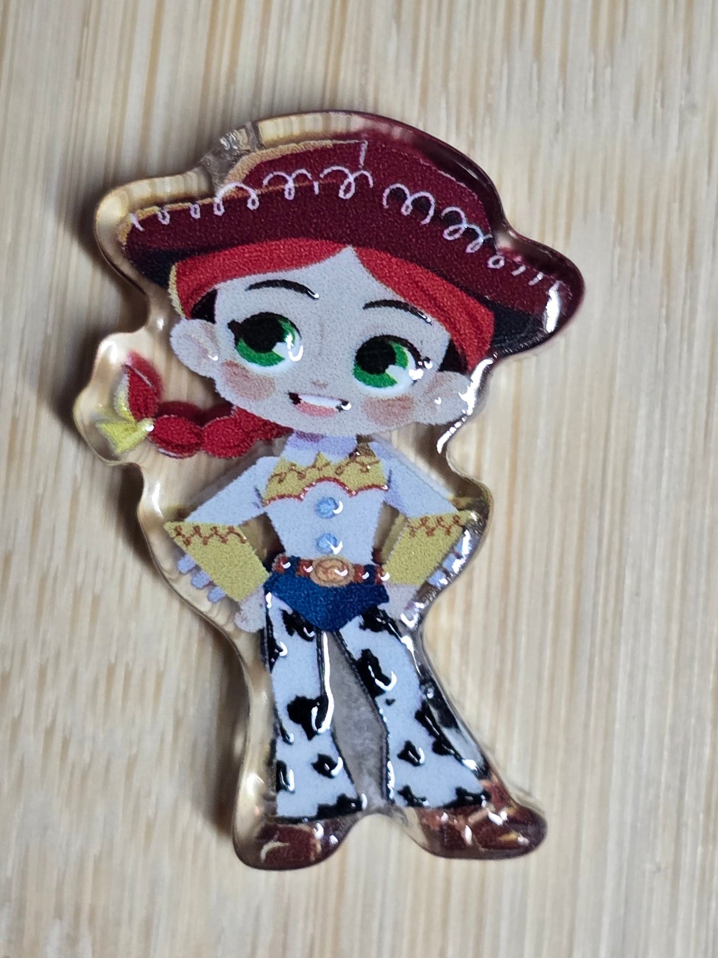 Acrylic focal beads DS movie character