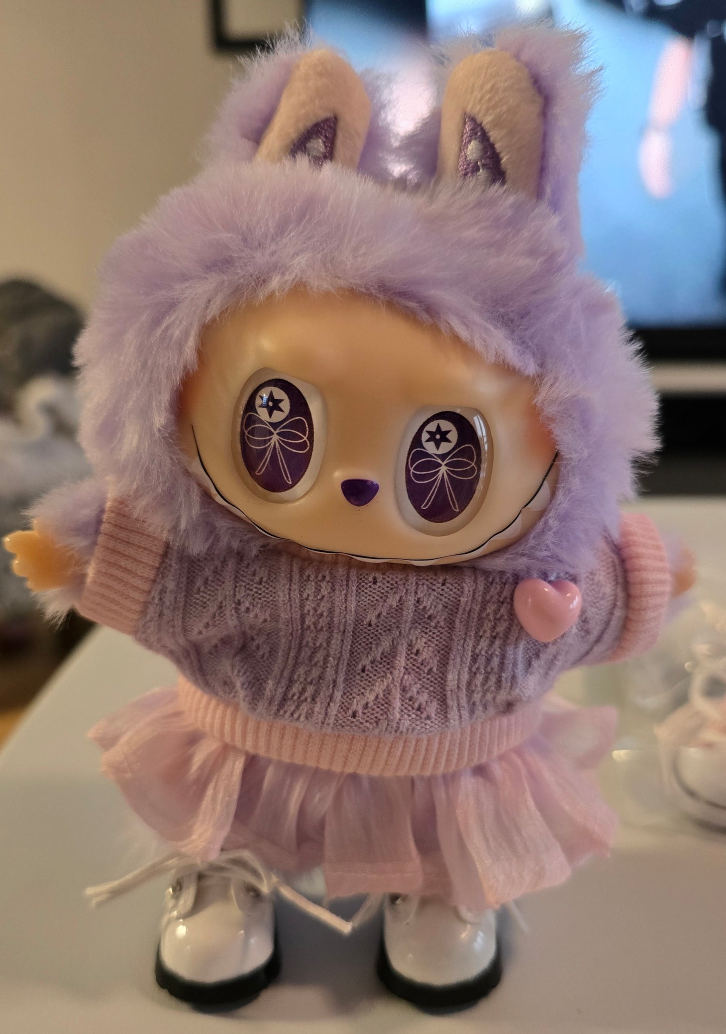 Labubu dolls (fufu's) comes with outfit