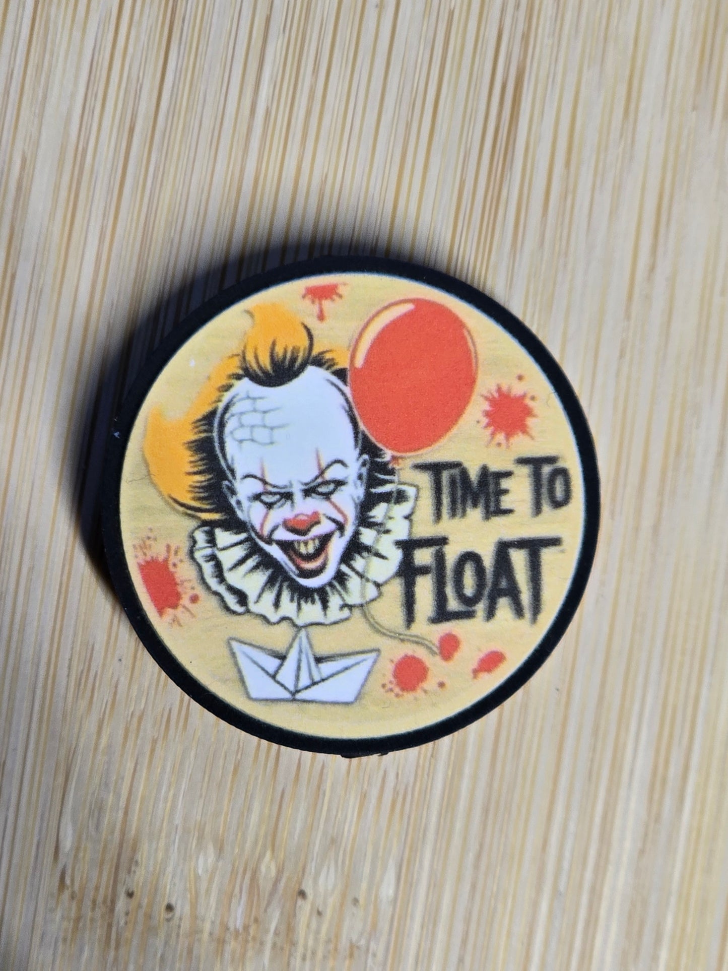Silicone printed focal- clown