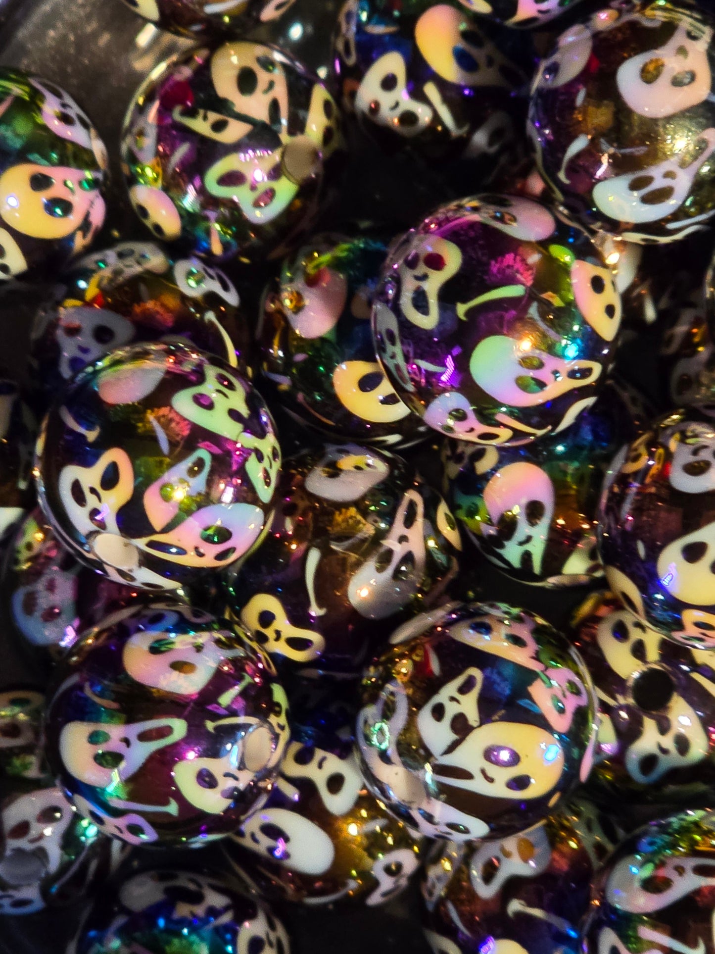 Halloween acrylic beads