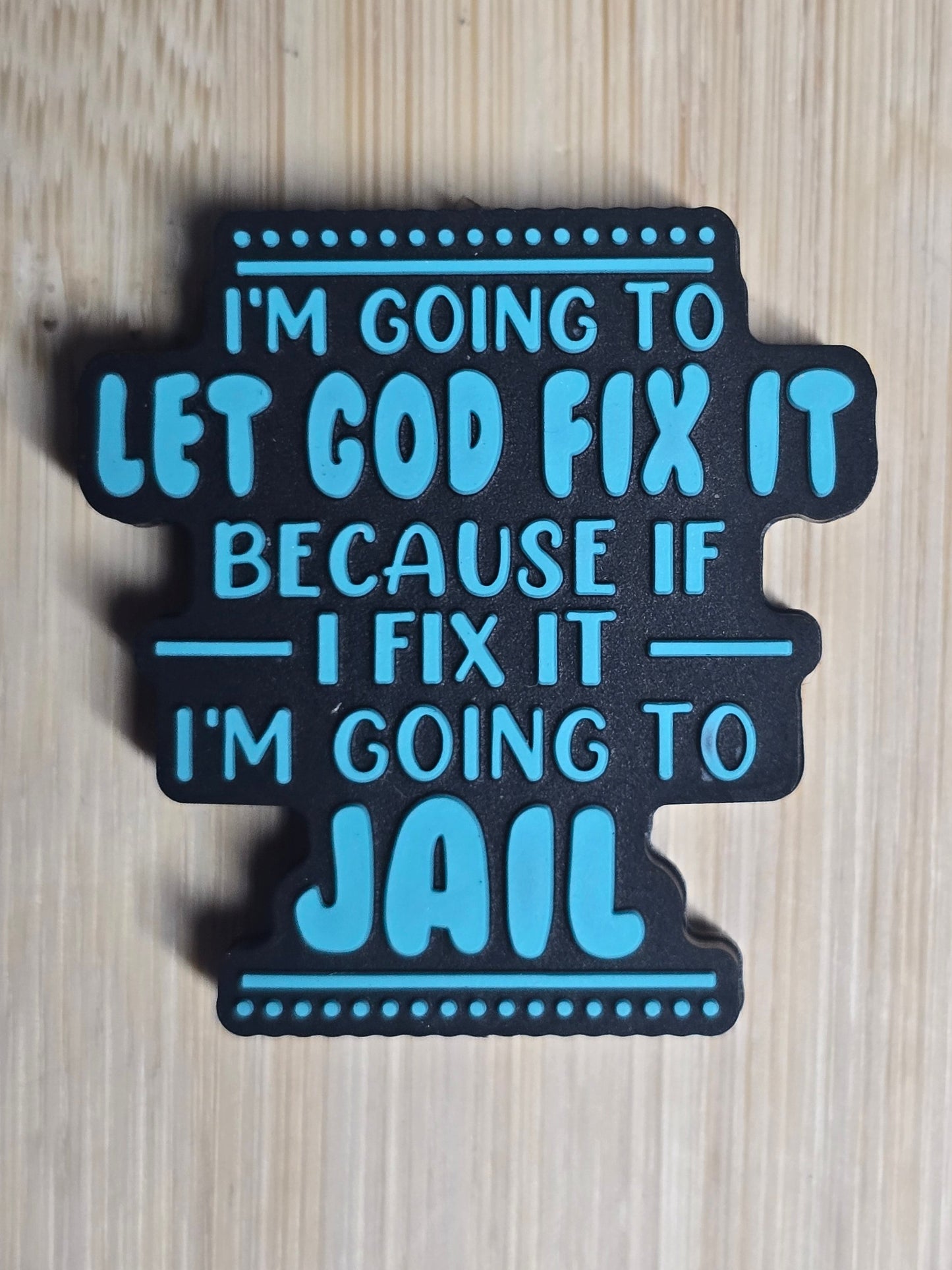 Focal silicone beads sarcastic humor