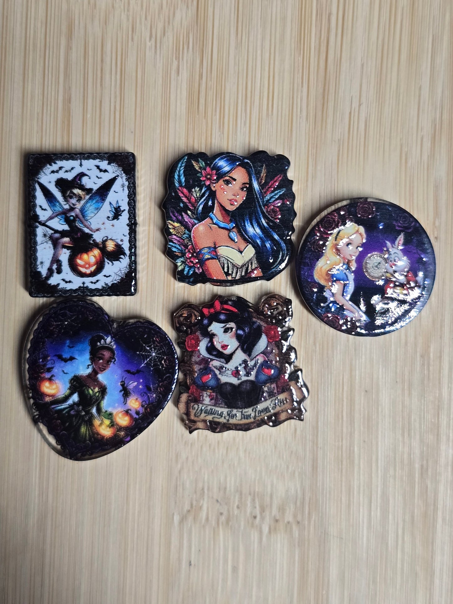 Acrylic focal beads DS princess mix