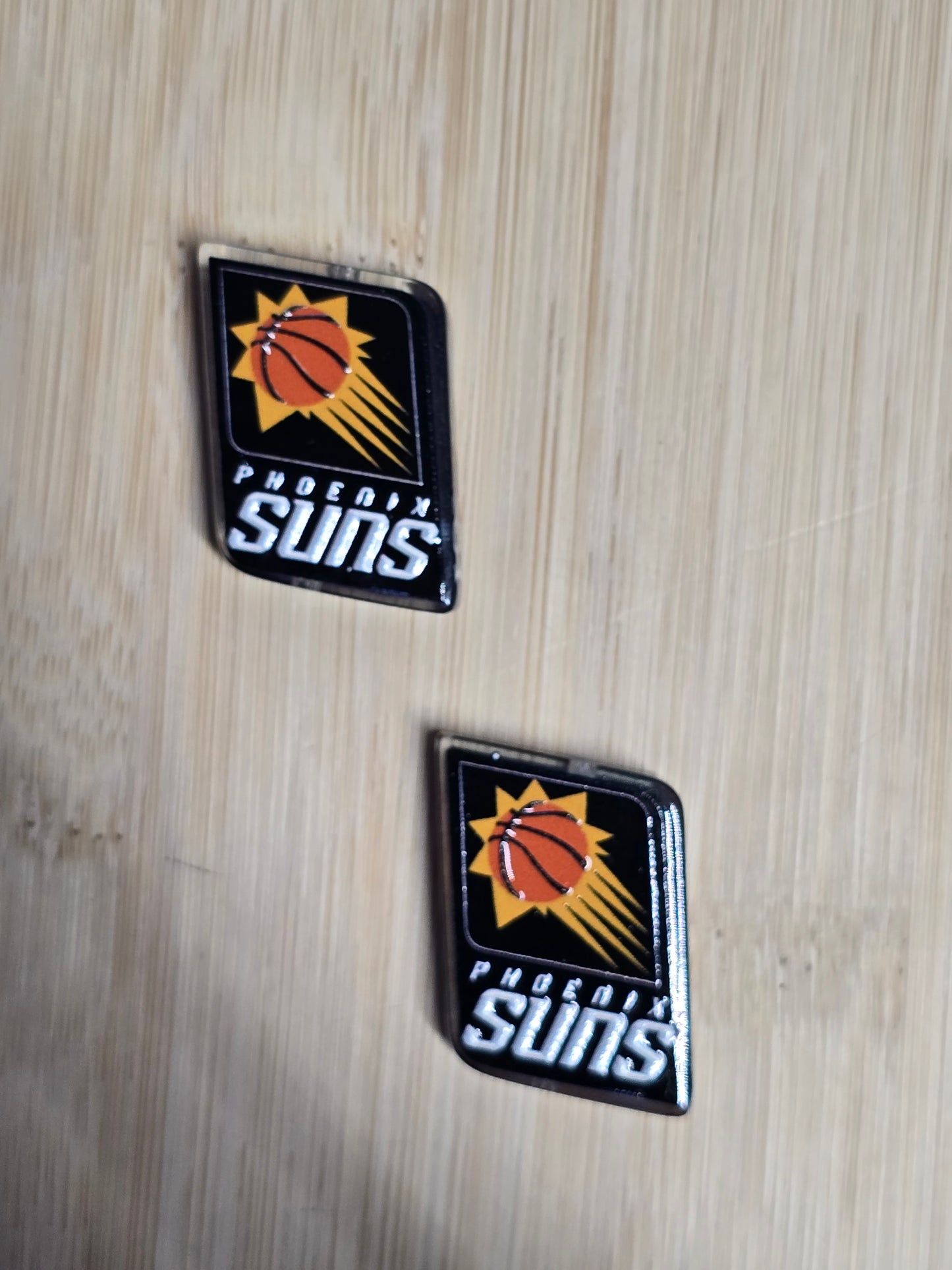 Acrylic focal beads NBA team
