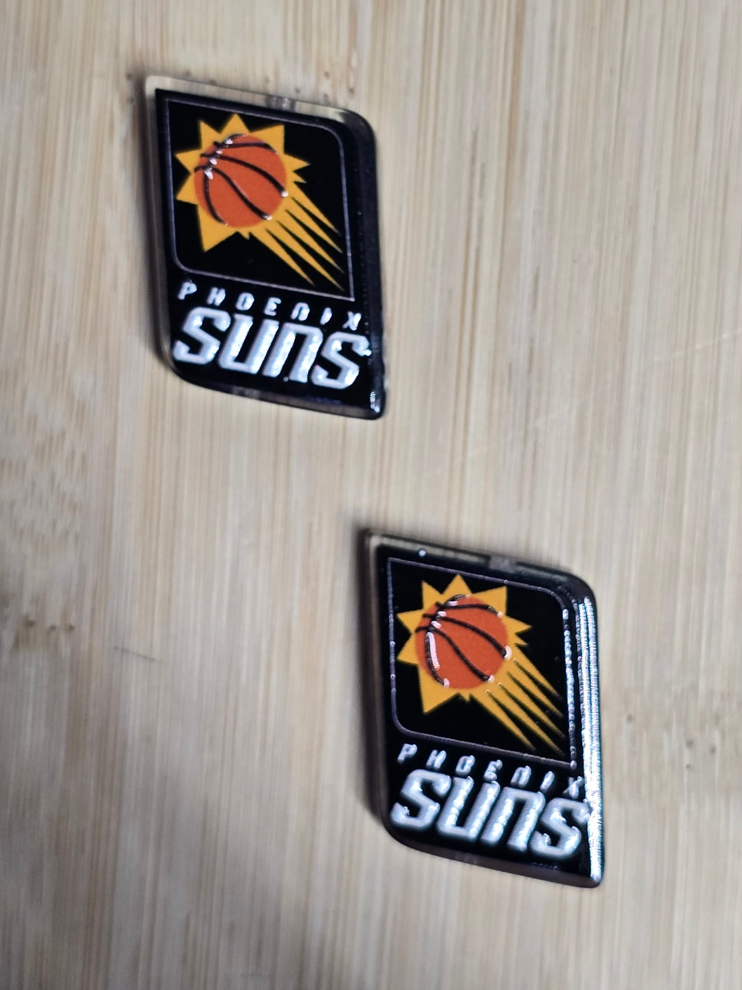 Acrylic focal beads NBA team