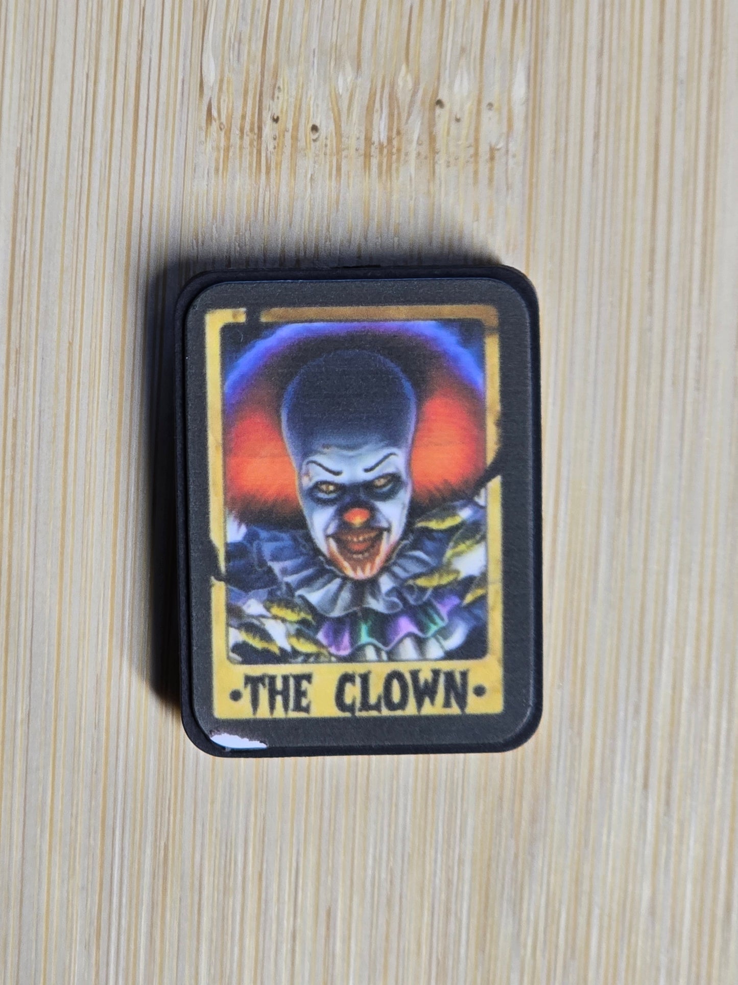 Silicone printed focal- clown