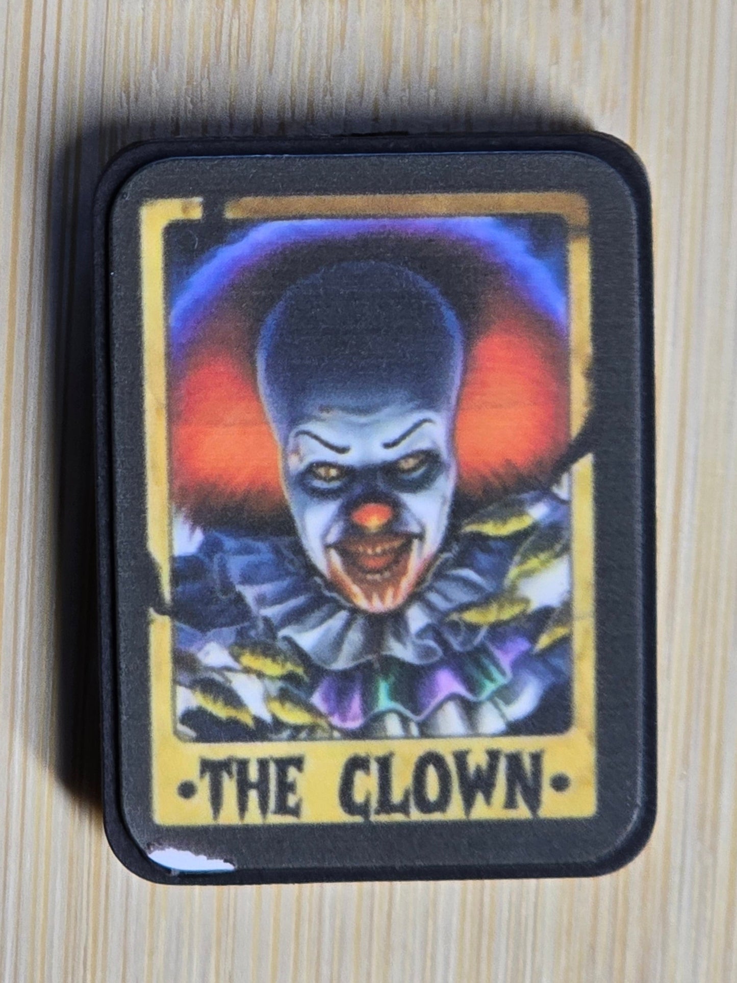 Silicone printed focal- clown