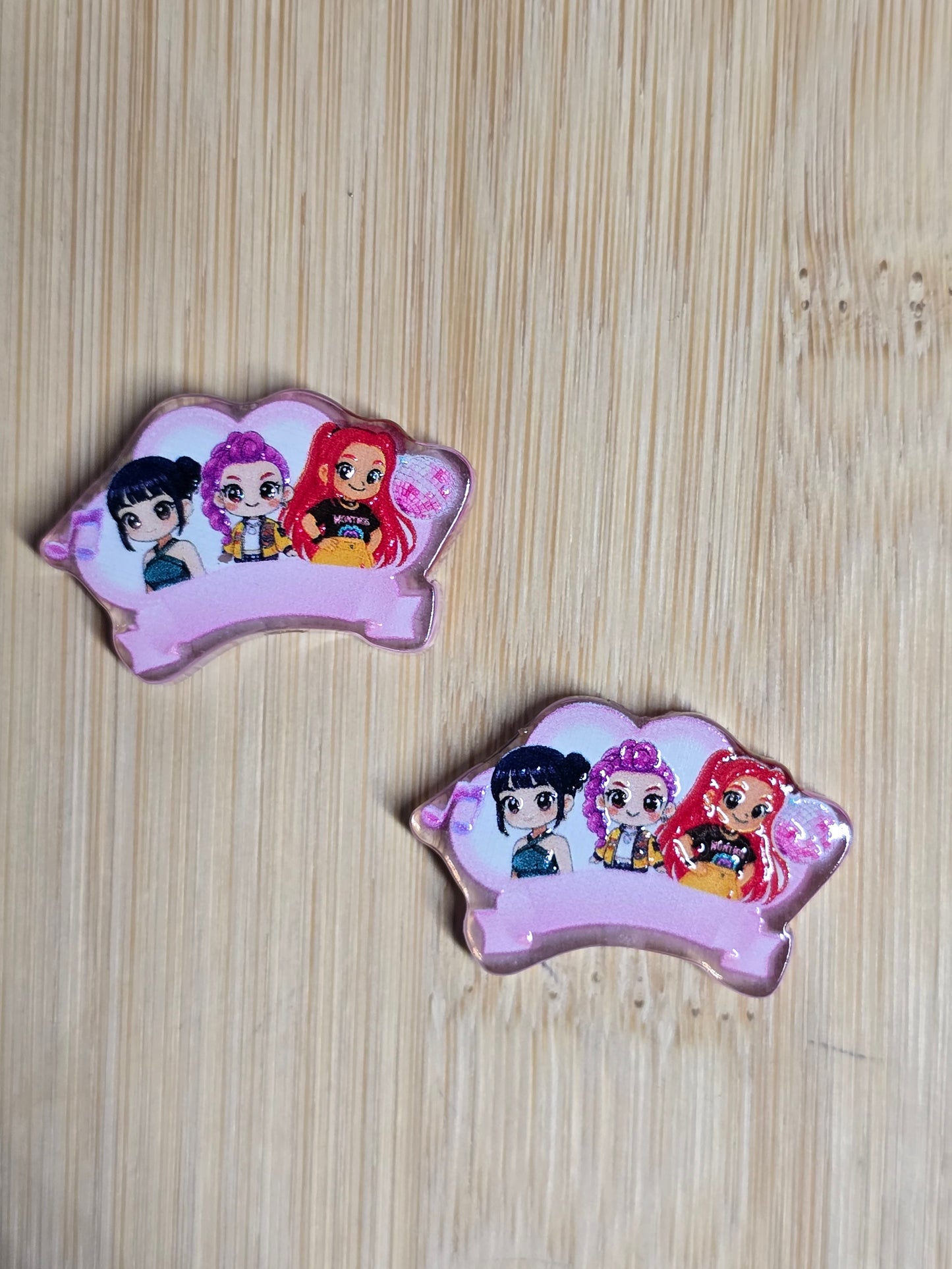 Focal- acrylic focal beads- kpop