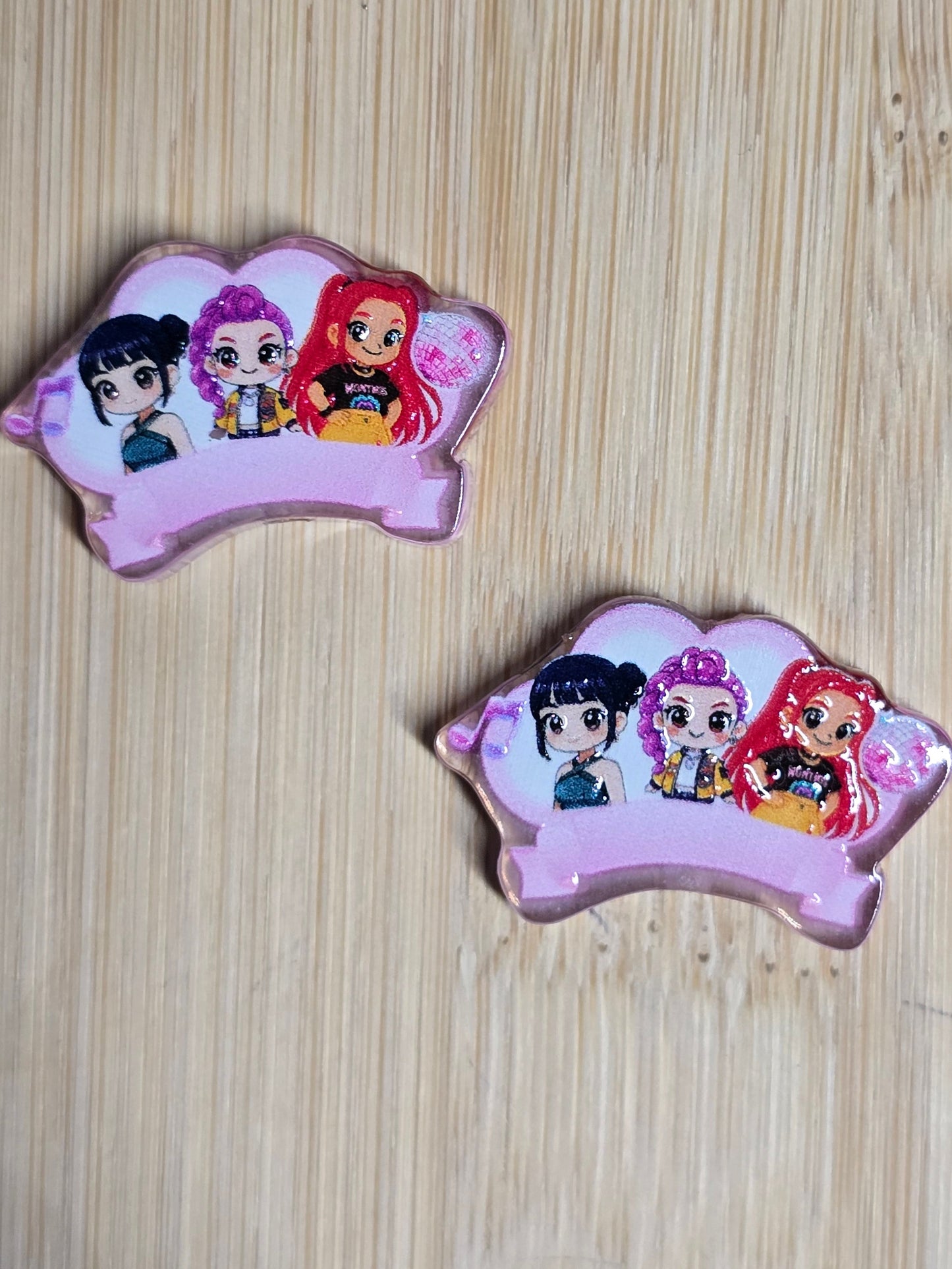 Focal- acrylic focal beads- kpop