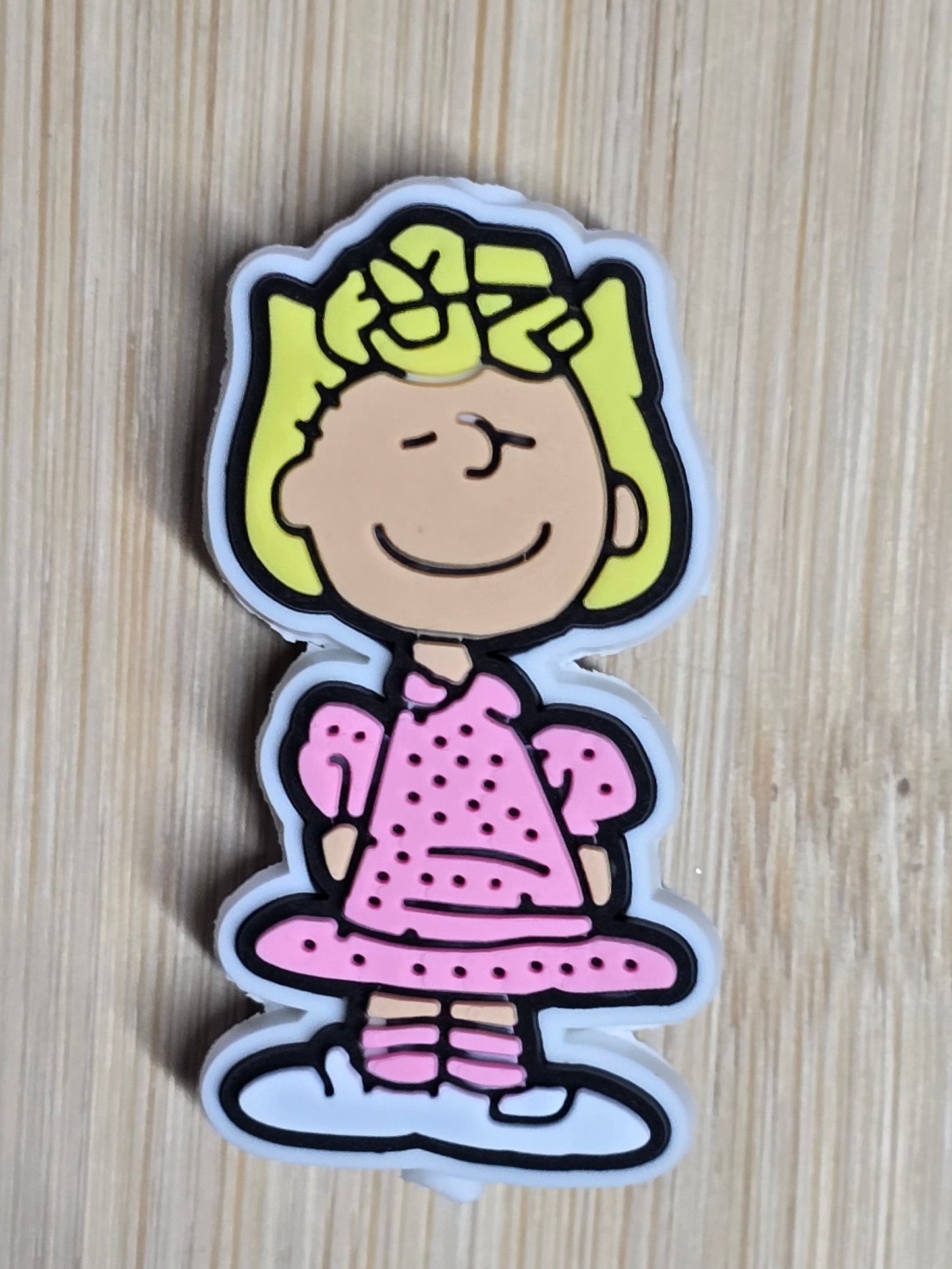 Focal silicone character 70's character