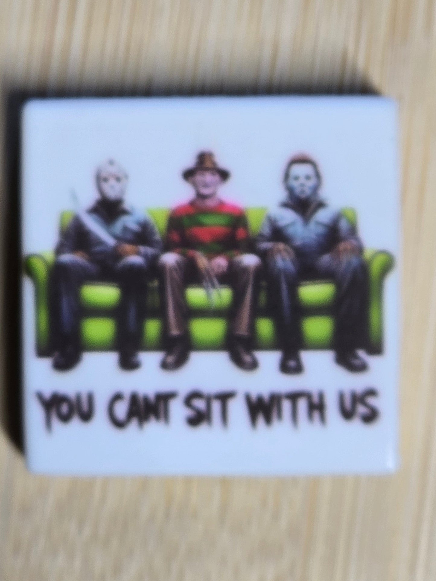 Silicone printed focal- horror characters