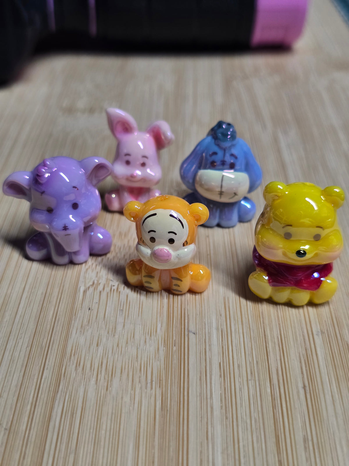 Acrylic beads DS yellow bear and friends
