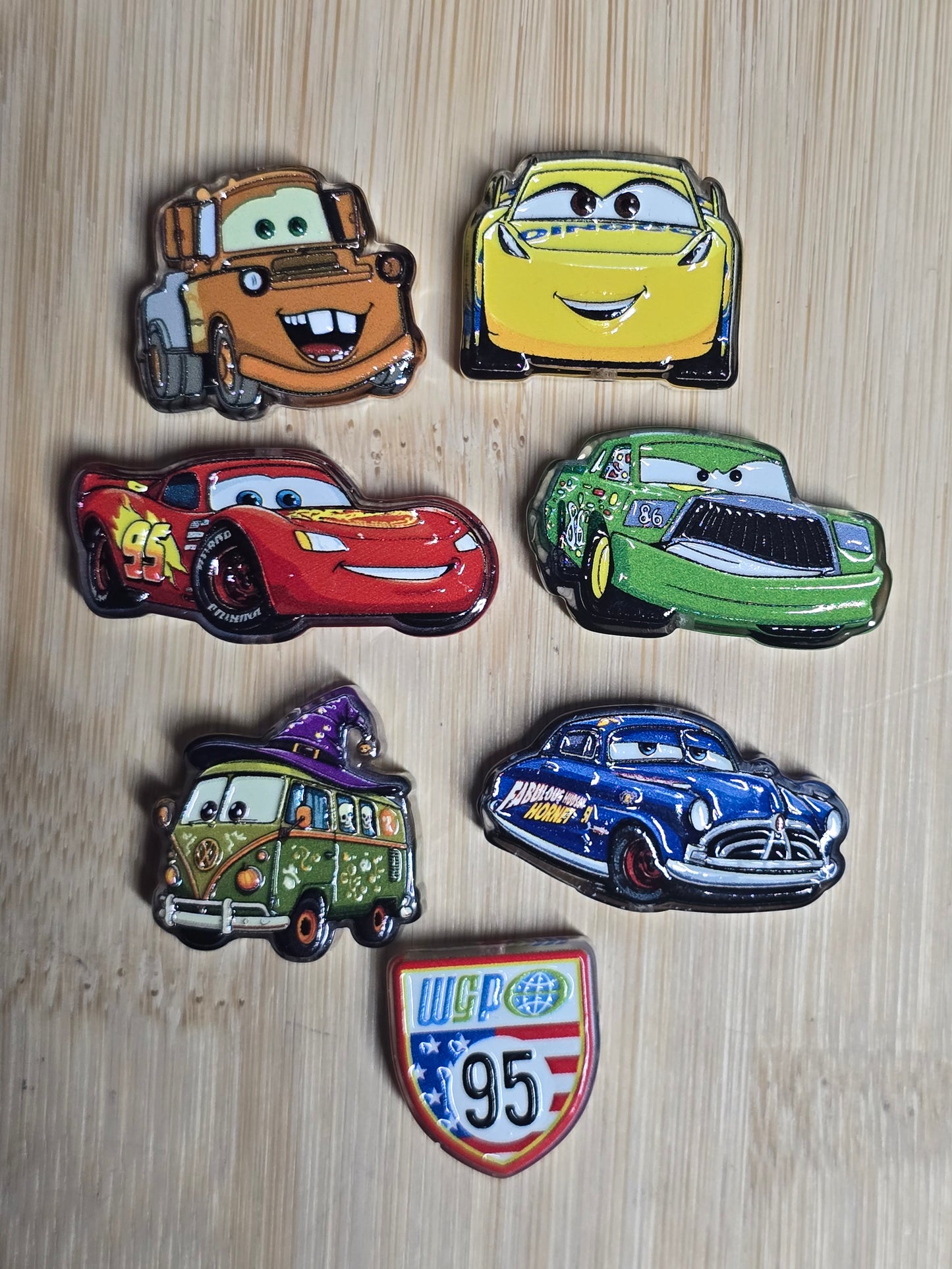 Acrylic focal beads DS movie characters