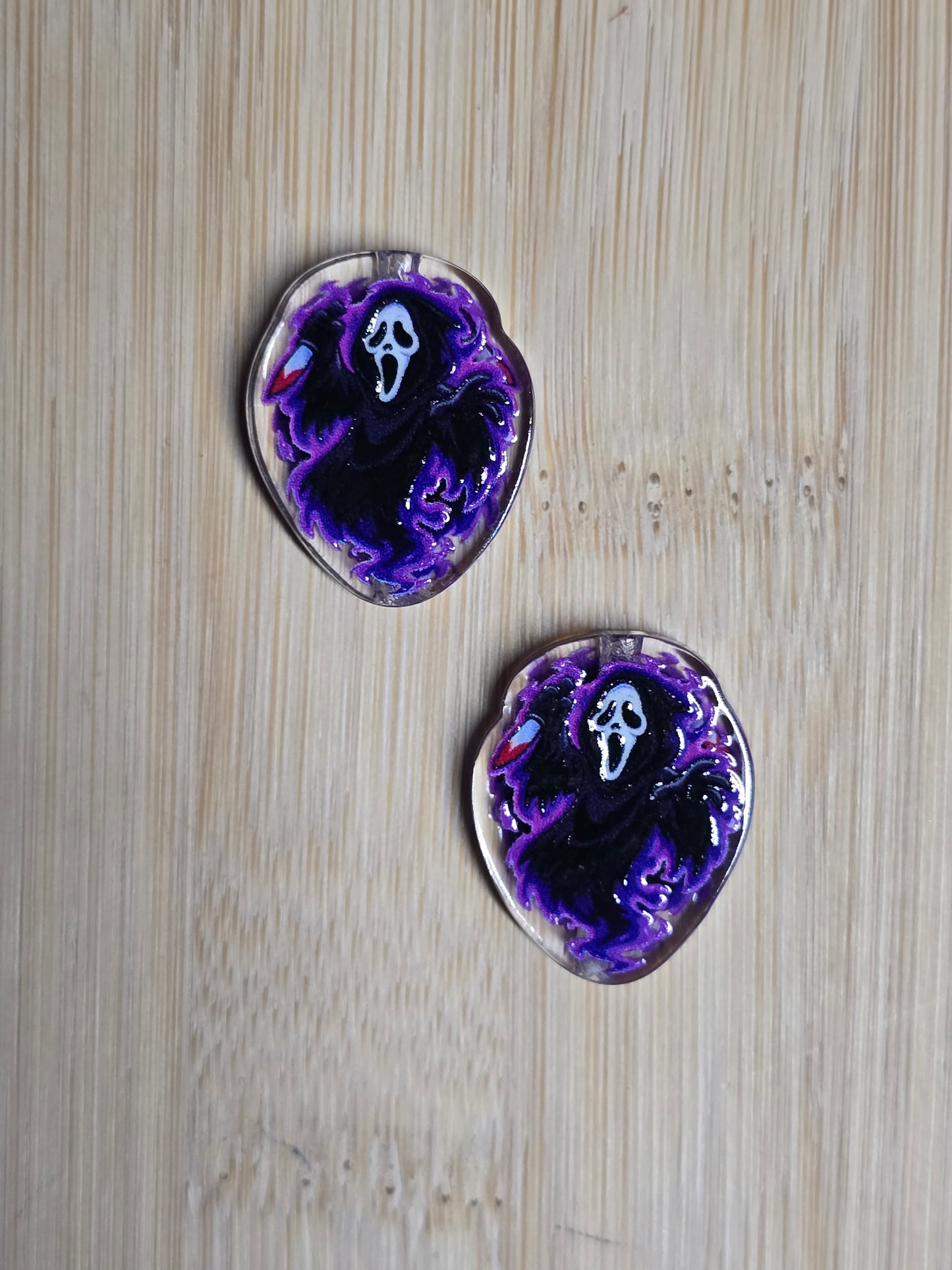Focal- acrylic focal beads horror