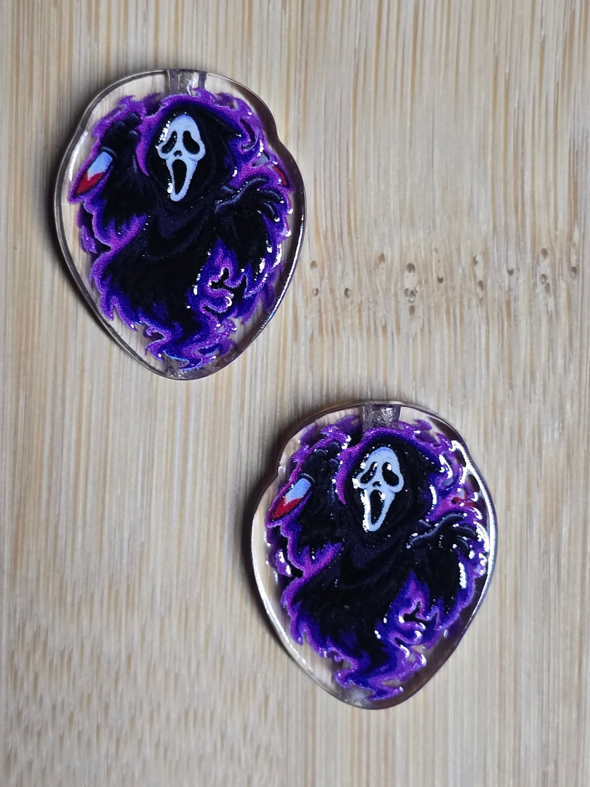 Focal- acrylic focal beads horror