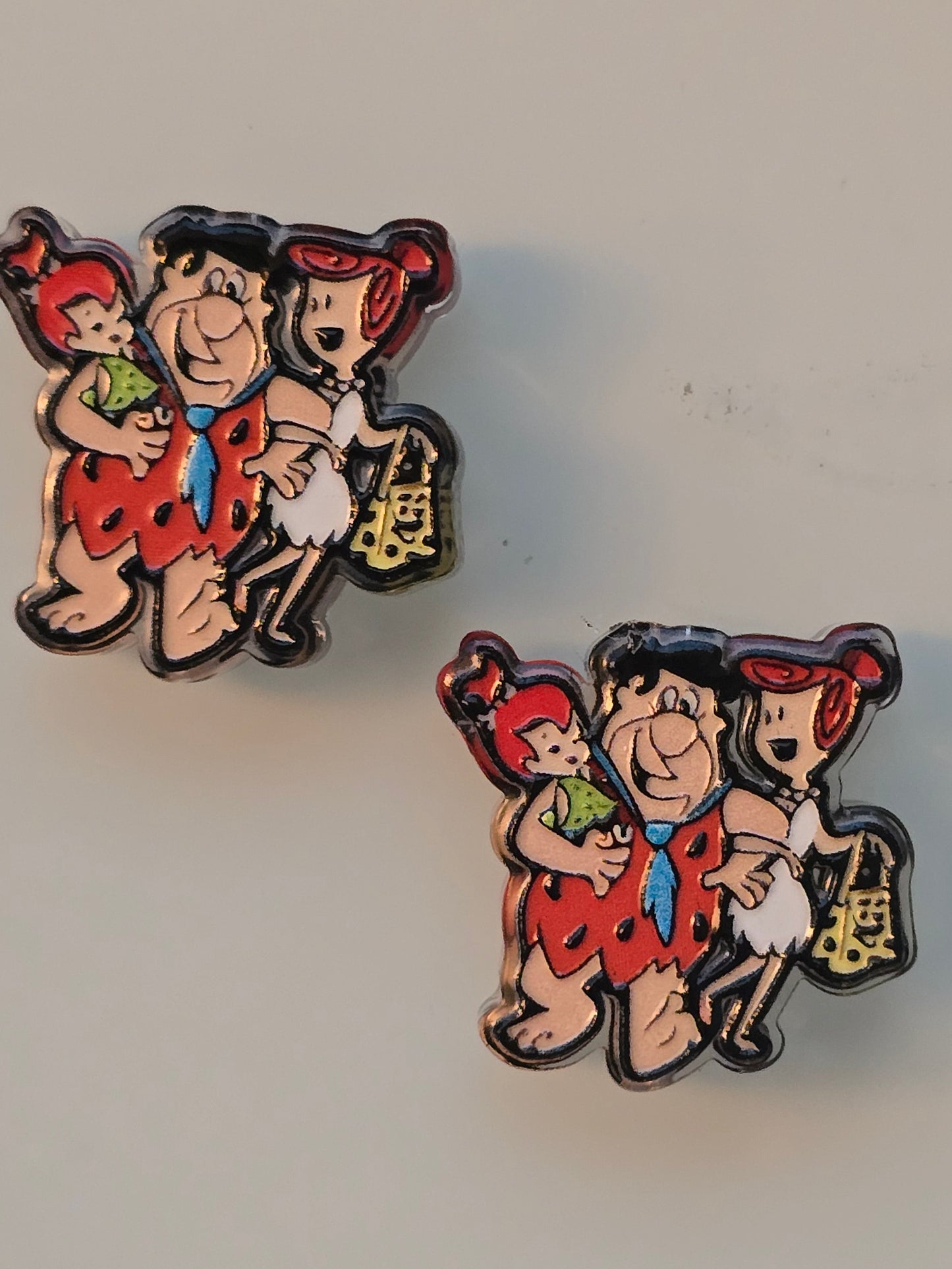 Acrylic focal beads 70's tv family