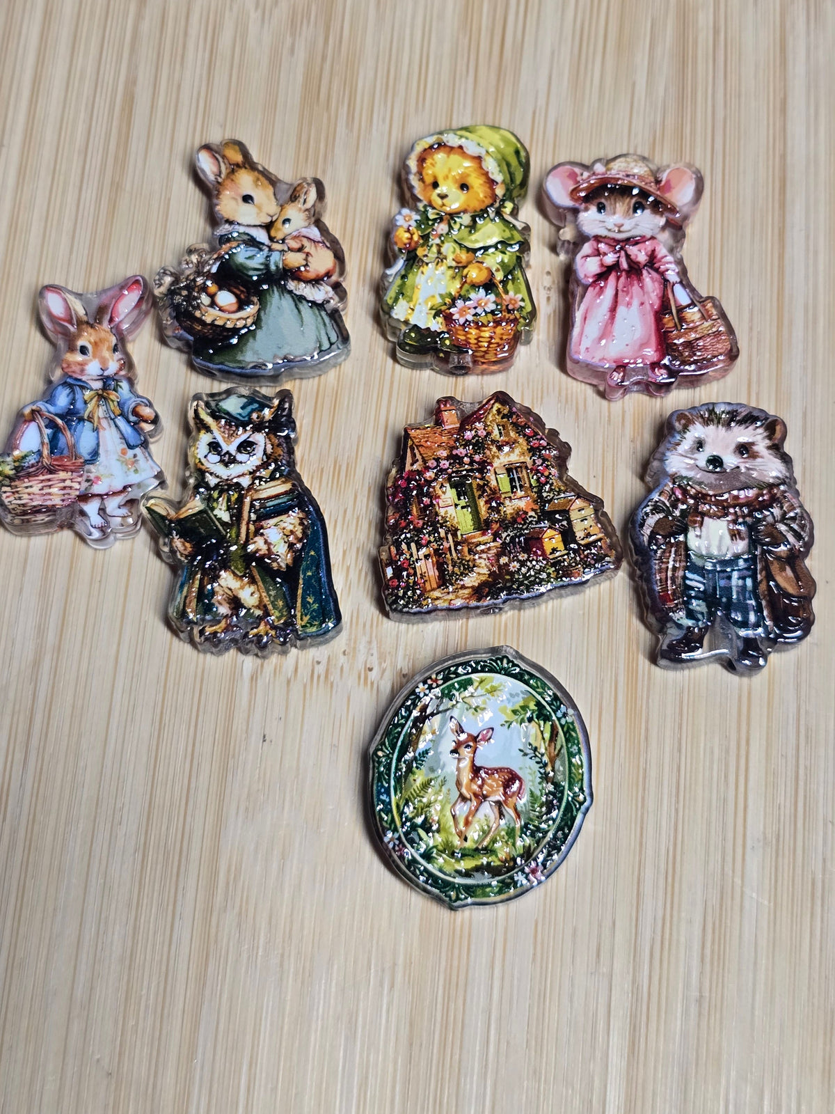 Acrylic focal beads DS prince of the forest