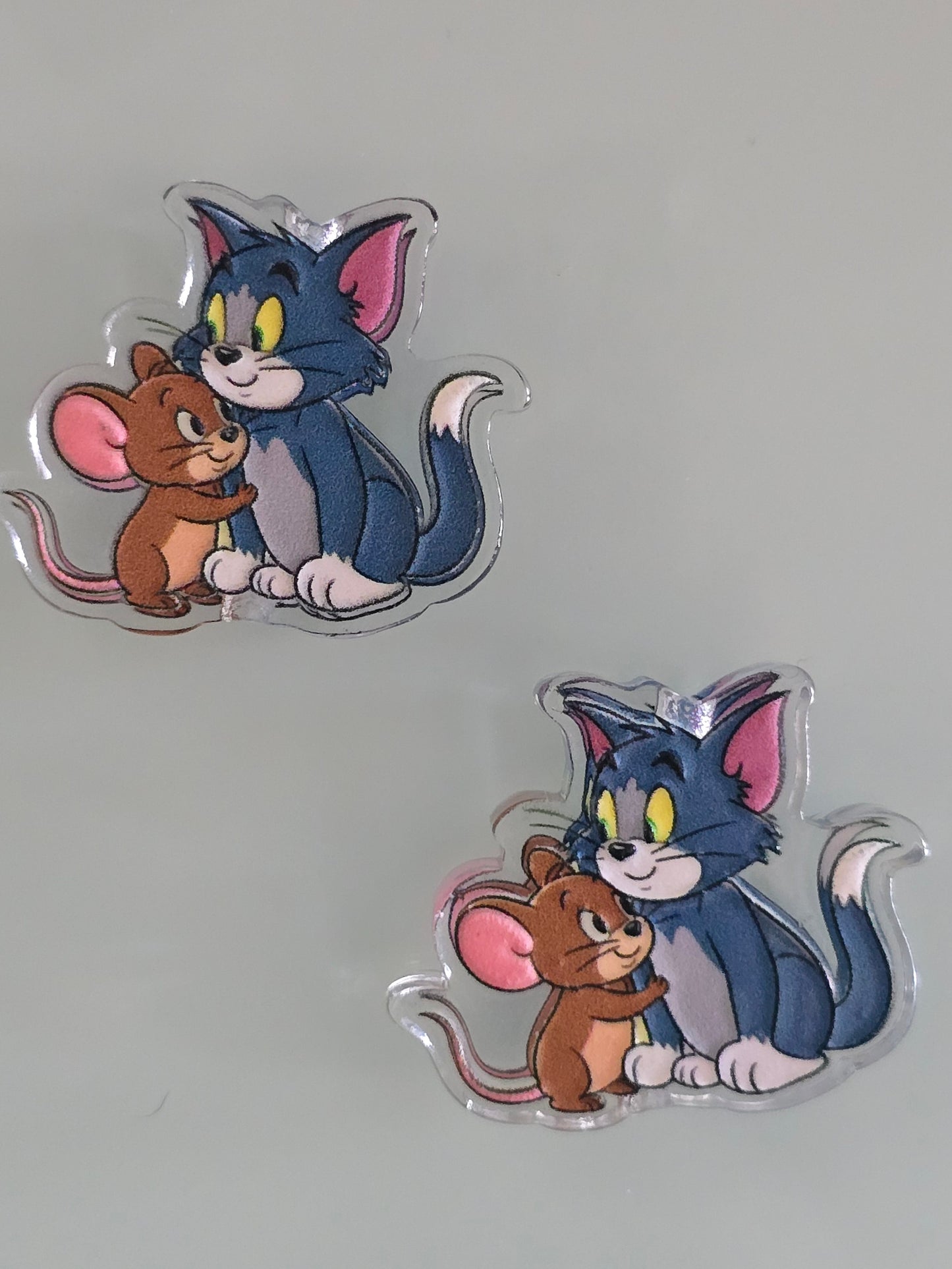 Acrylic focal beads 80's cartoon