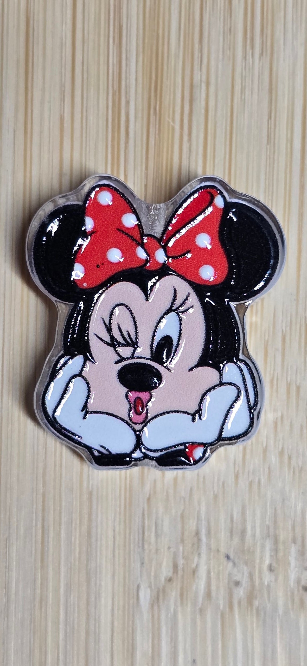 Acrylic focal beads DS girl mouse