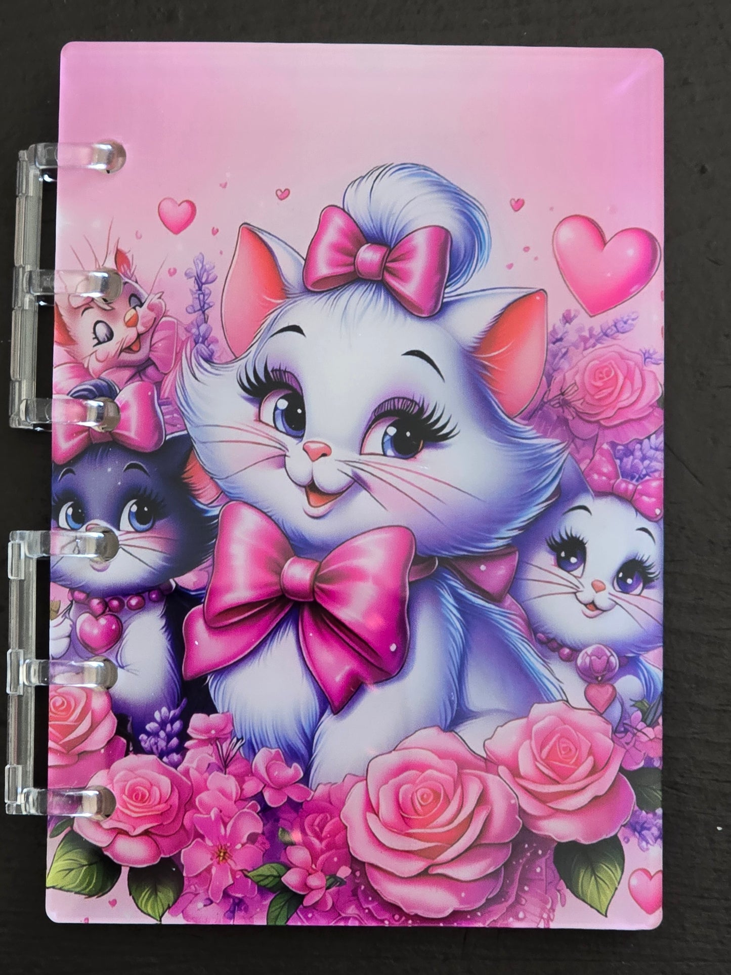 Notebook 4x6 with acrylic front and back cover