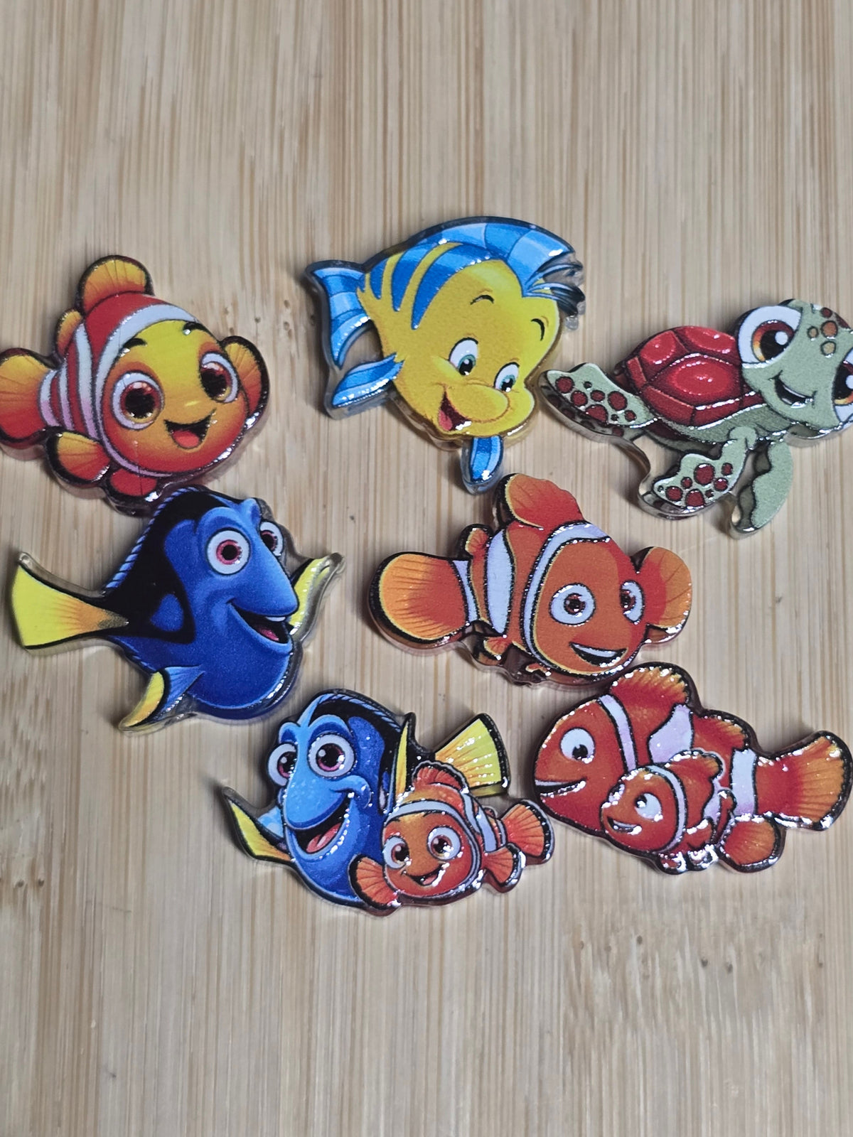 Acrylic focal beads-mix sets