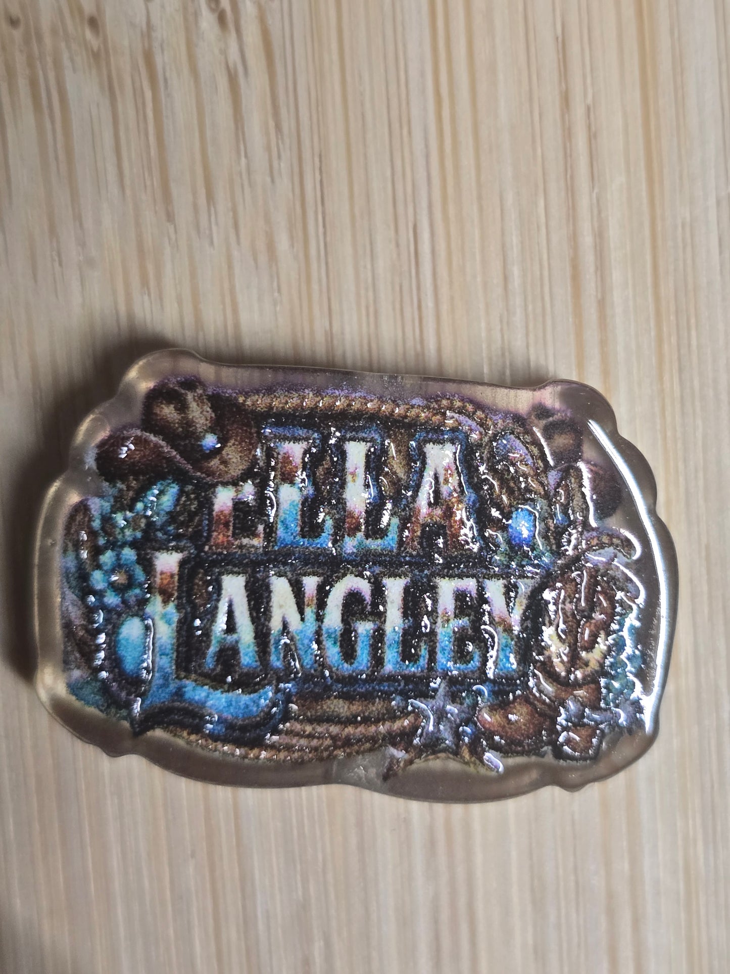 Acrylic focal beads country singer