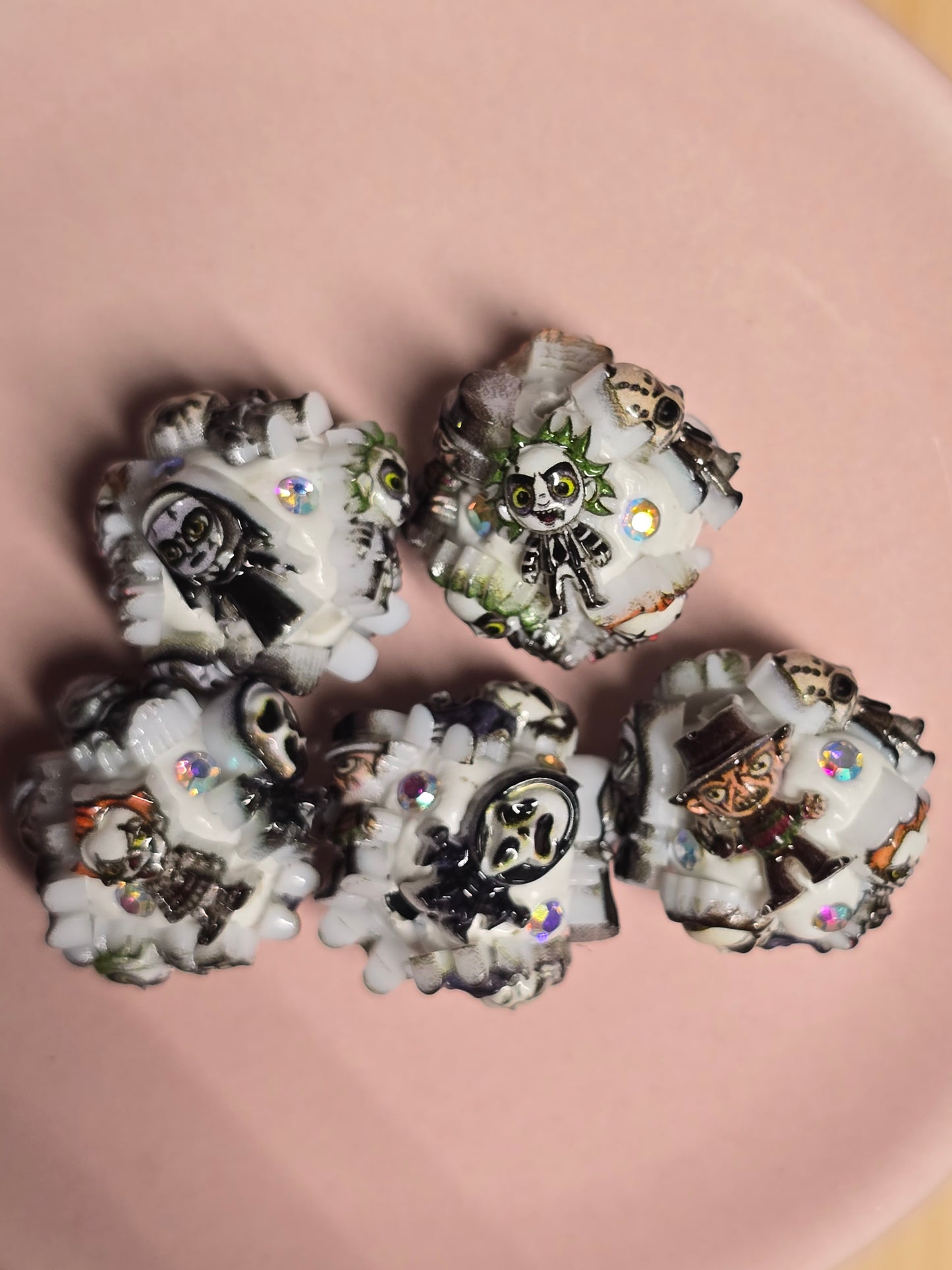 Acrylic beads- horror character