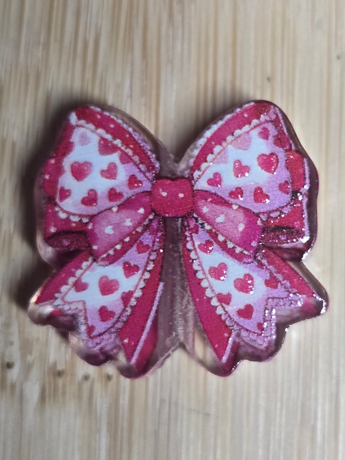 Acrylic focal beads - more Bows